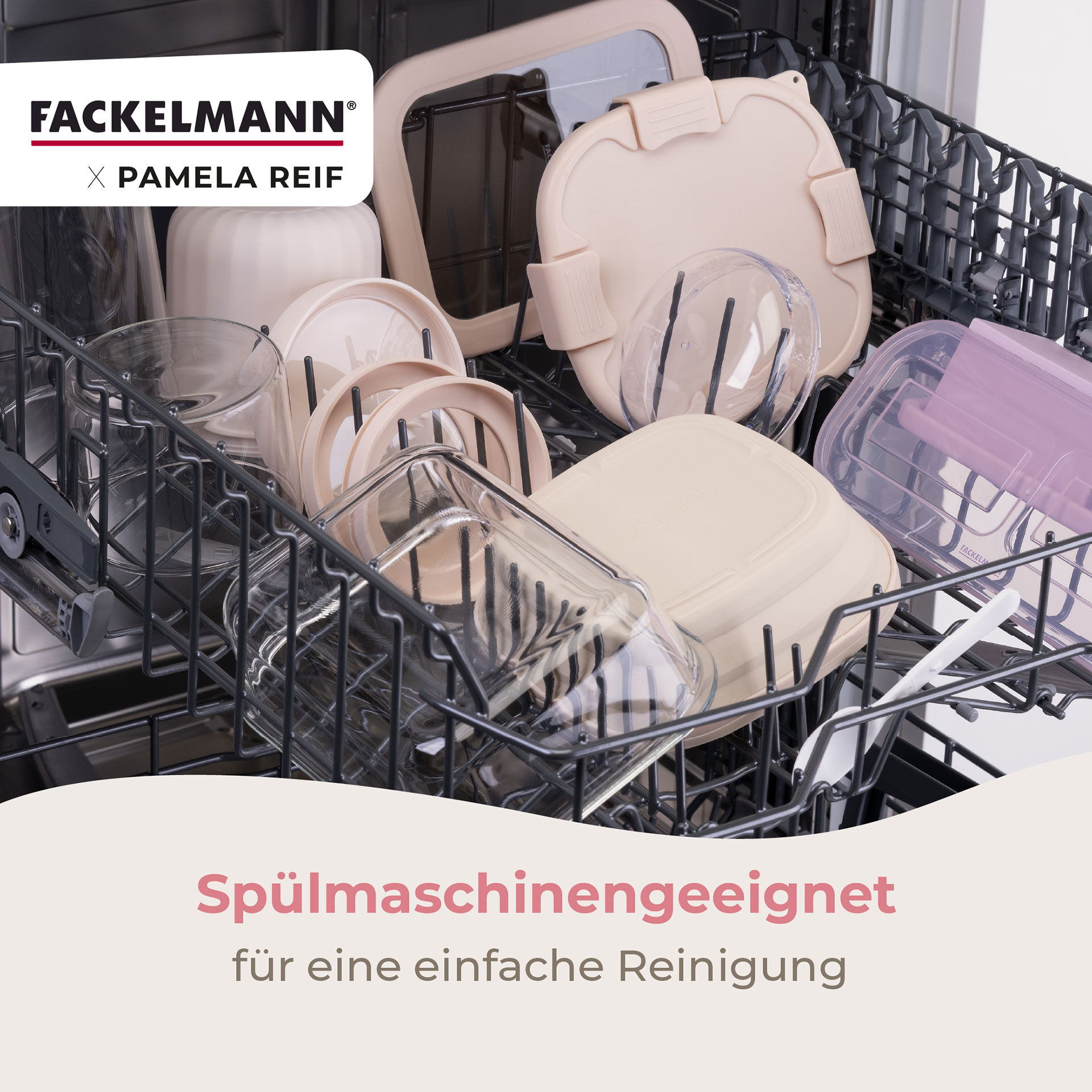 Pamela Reif Vorratsglas 500ml, stapelbar