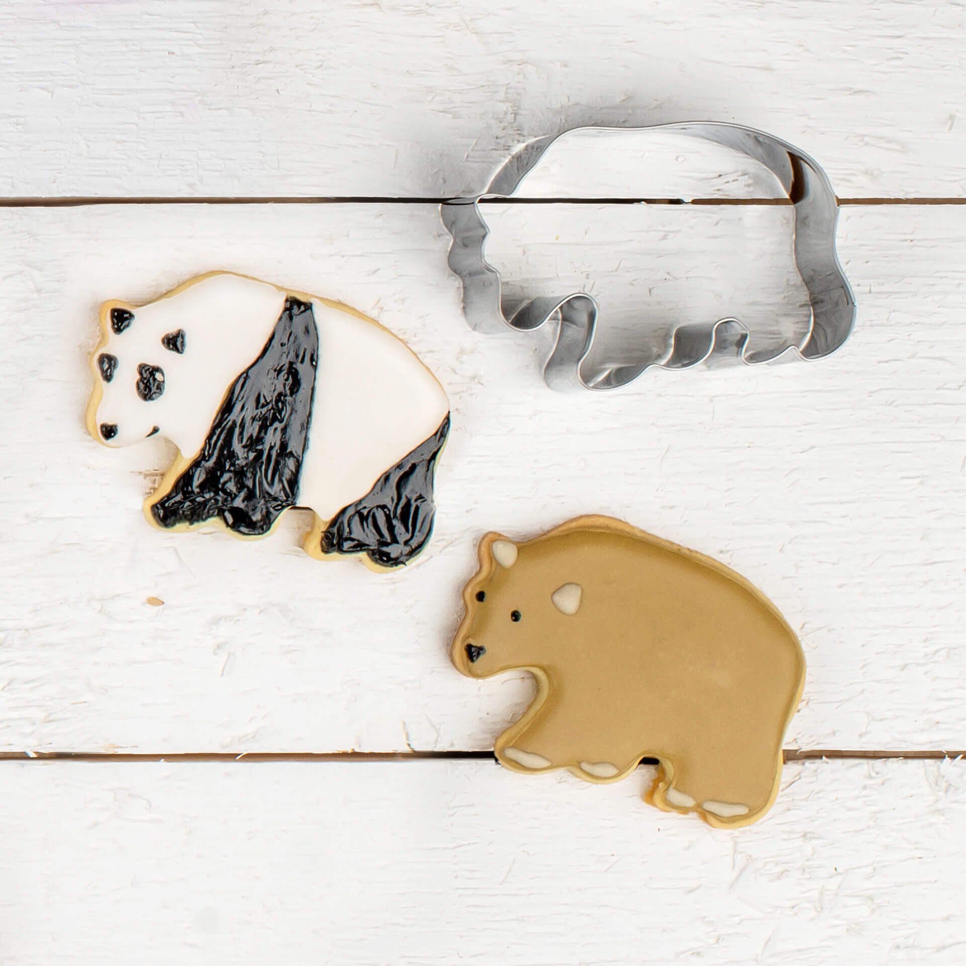 Ausstecher Panda / Bär Happy Baking, 5,5x7,7cm