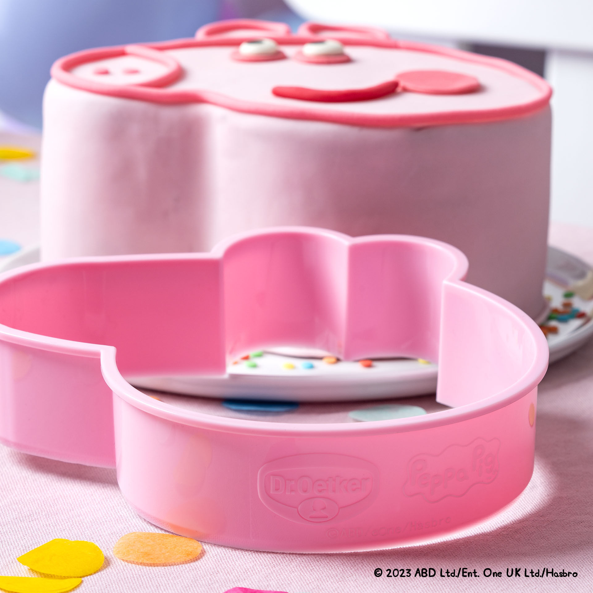 Ausstechform / Backrahmen Peppa Pig, 16x16,5cm