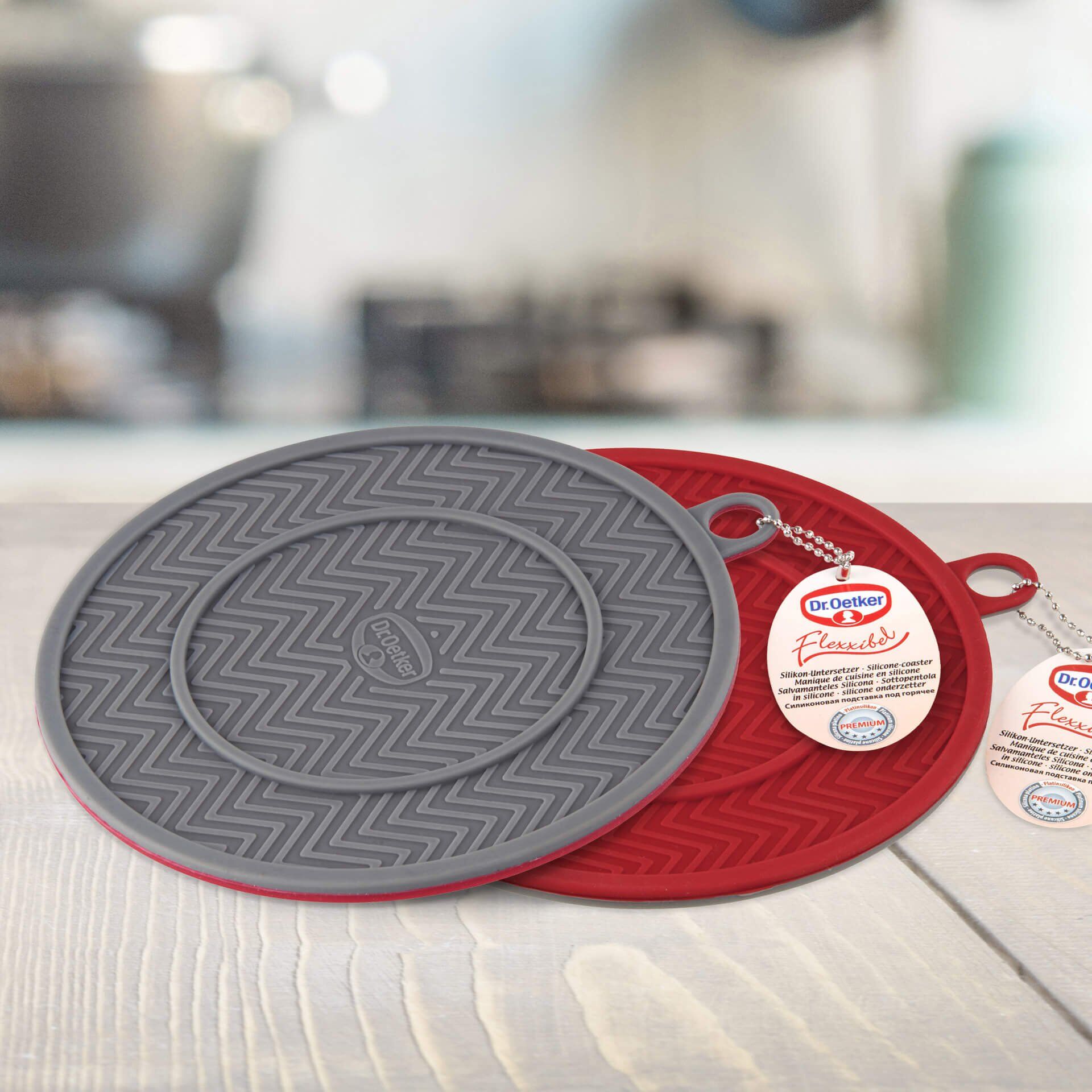 Untersetzer Flexxibel Love, Silikon