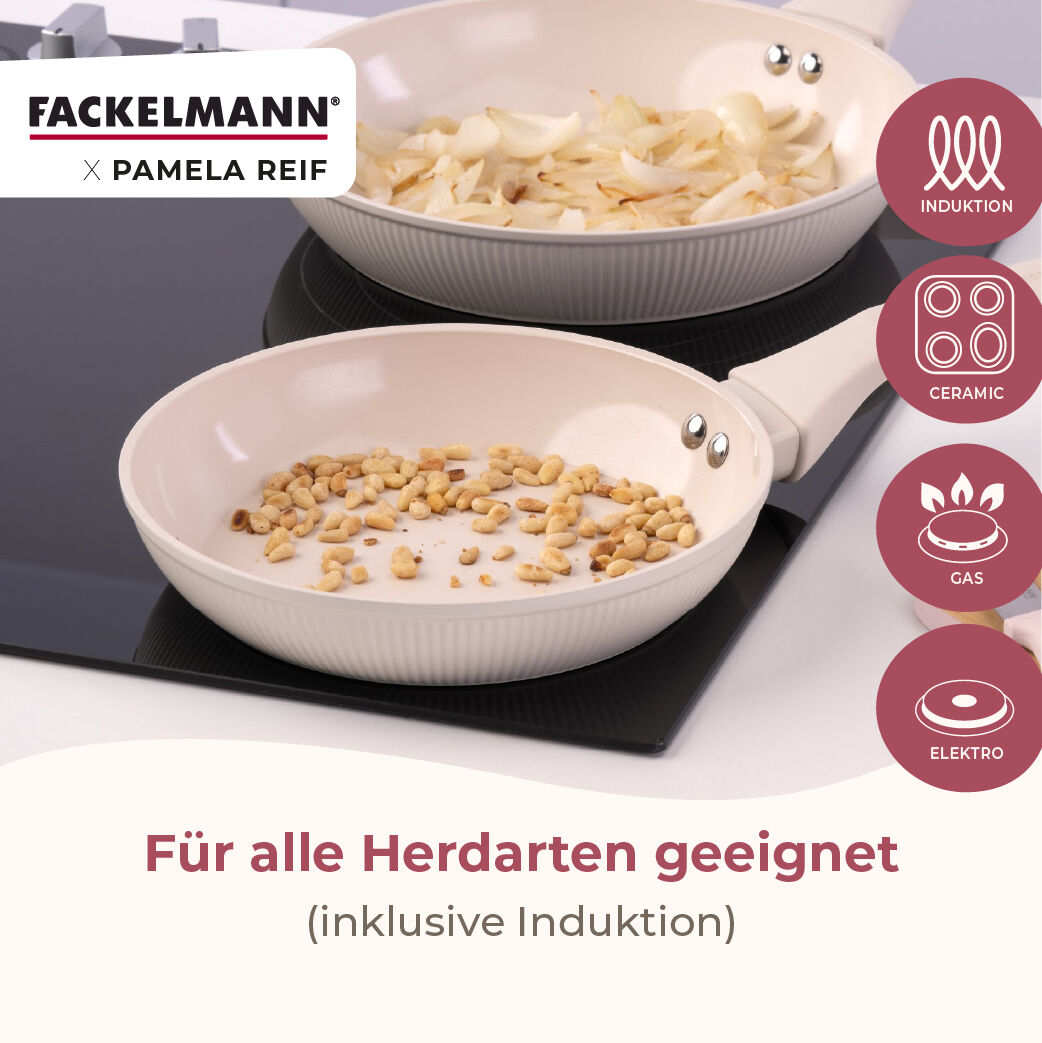 Pamela Reif Hochrandpfanne Shell, Ø28cm