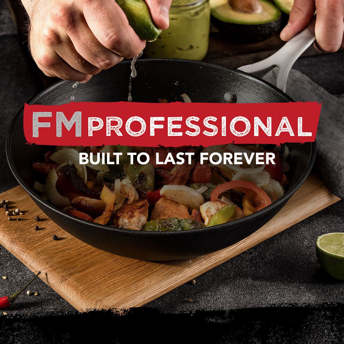 Profi Wokpfanne Force, Ø28cm