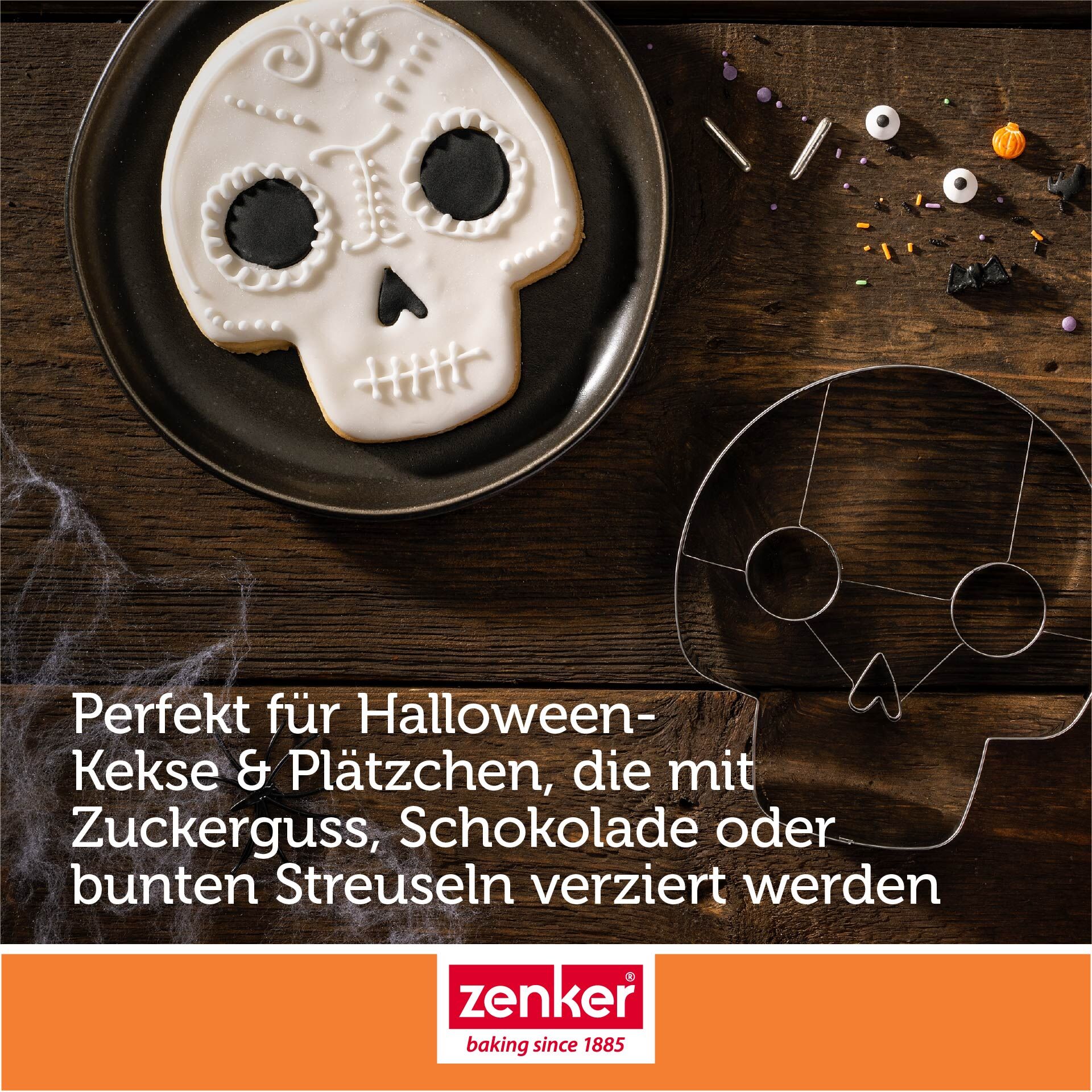 Happy Halloween Baking XXL Ausstecher Totenkopf
