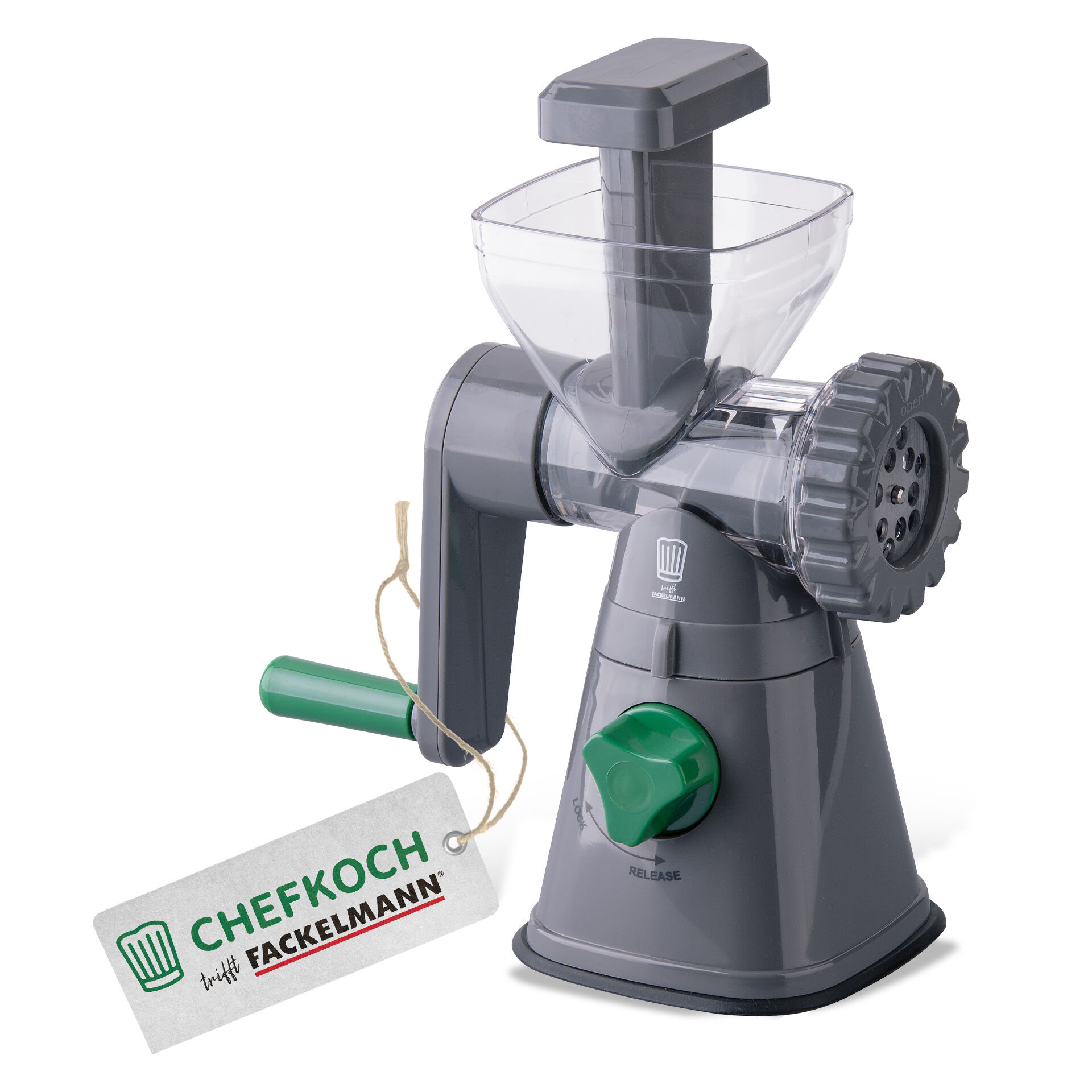 Fleischwolf mit Gebäckaufsatz, 6-teilig