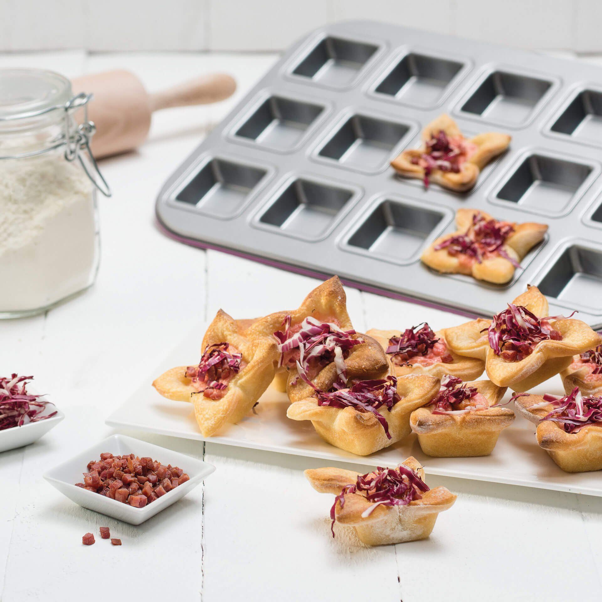 Backblech Snacks creative studio, 15er