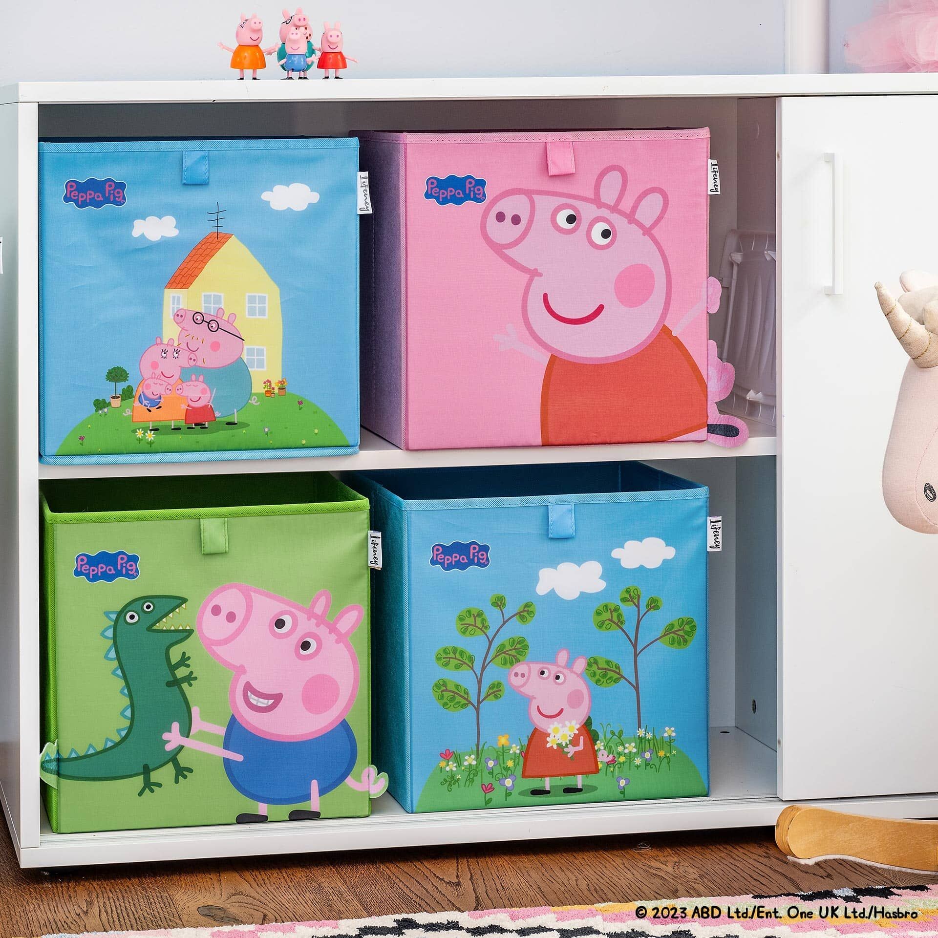 Aufbewahrungsbox Peppa Pig 4er Set, 30x30x30cm