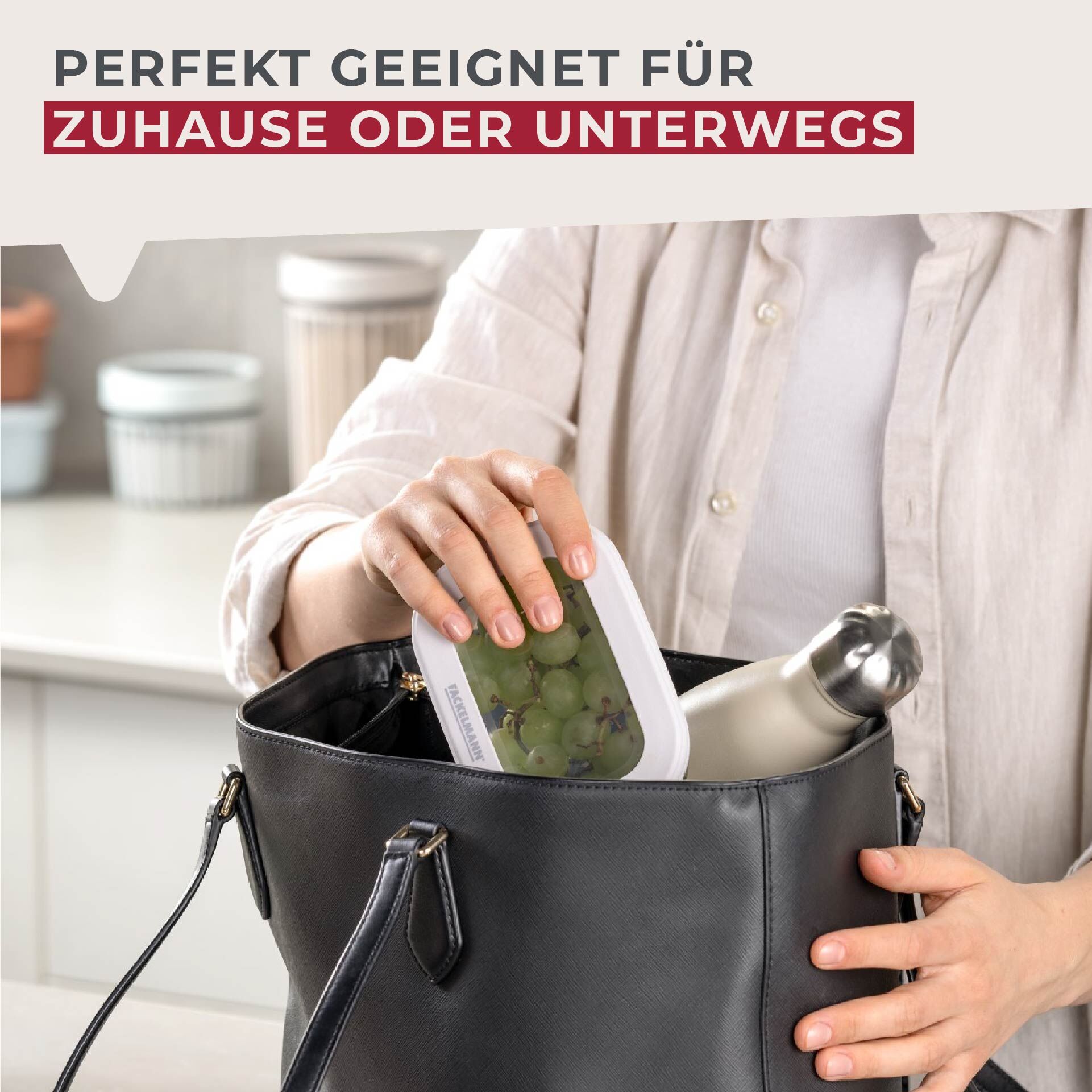 Vorratsdose Be The Move, eckig, 400ml