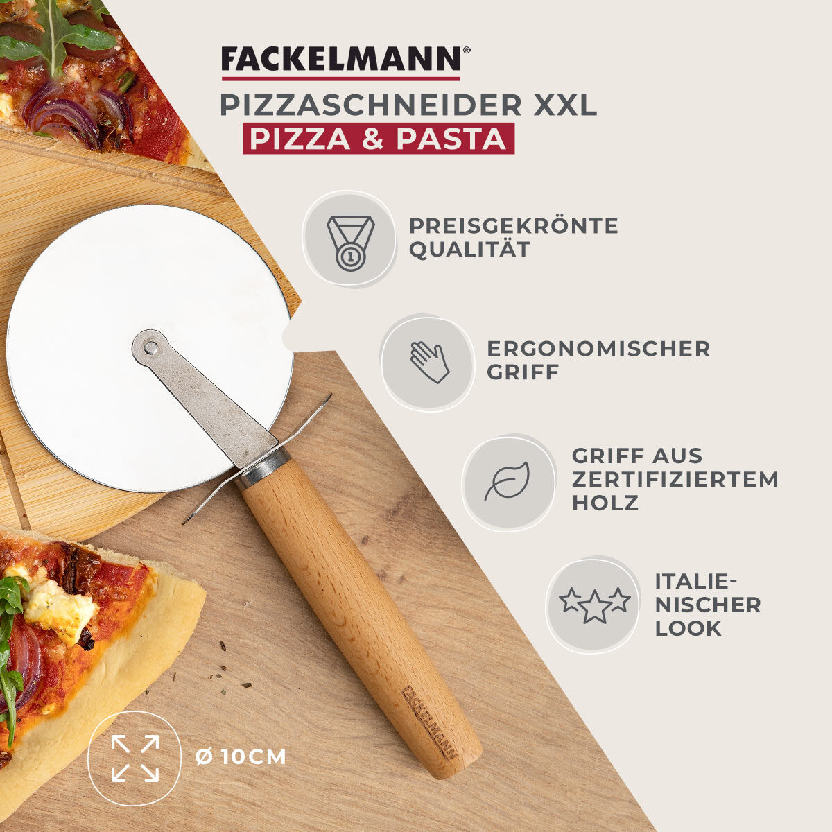Pizzaschneider XXL, FAIR