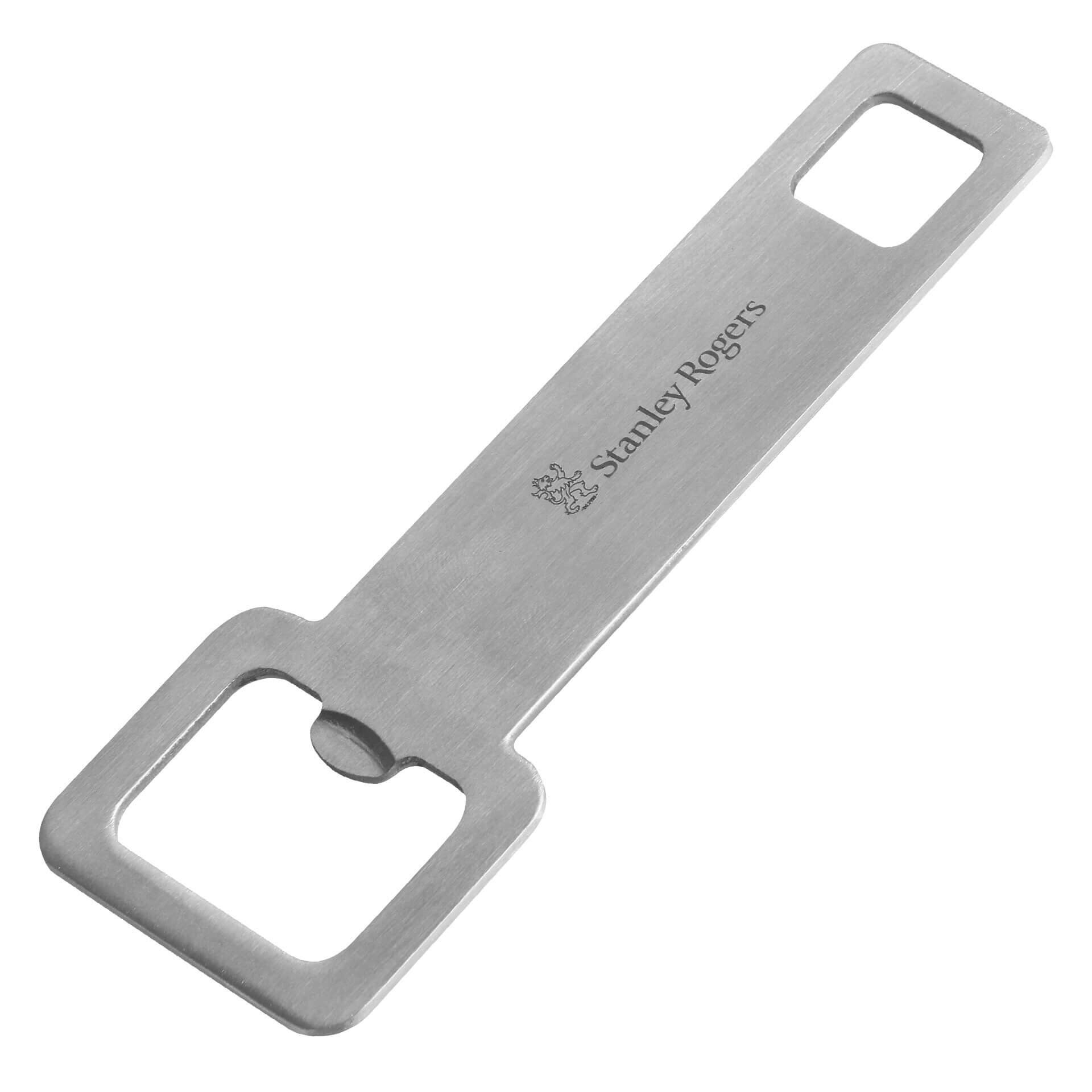 Flaschenöffner, 12cm, Edelstahl