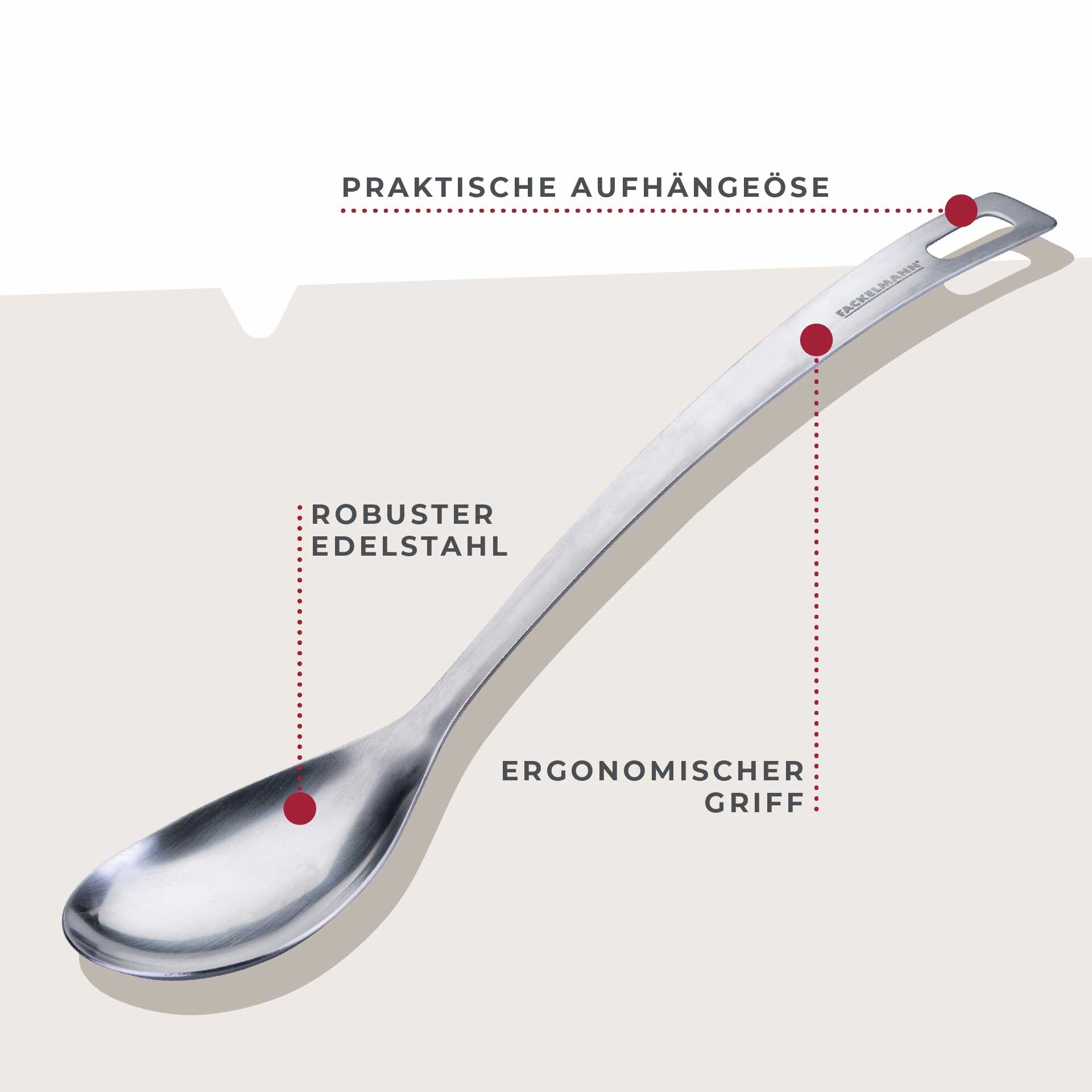 Servierlöffel Essential, Edelstahl