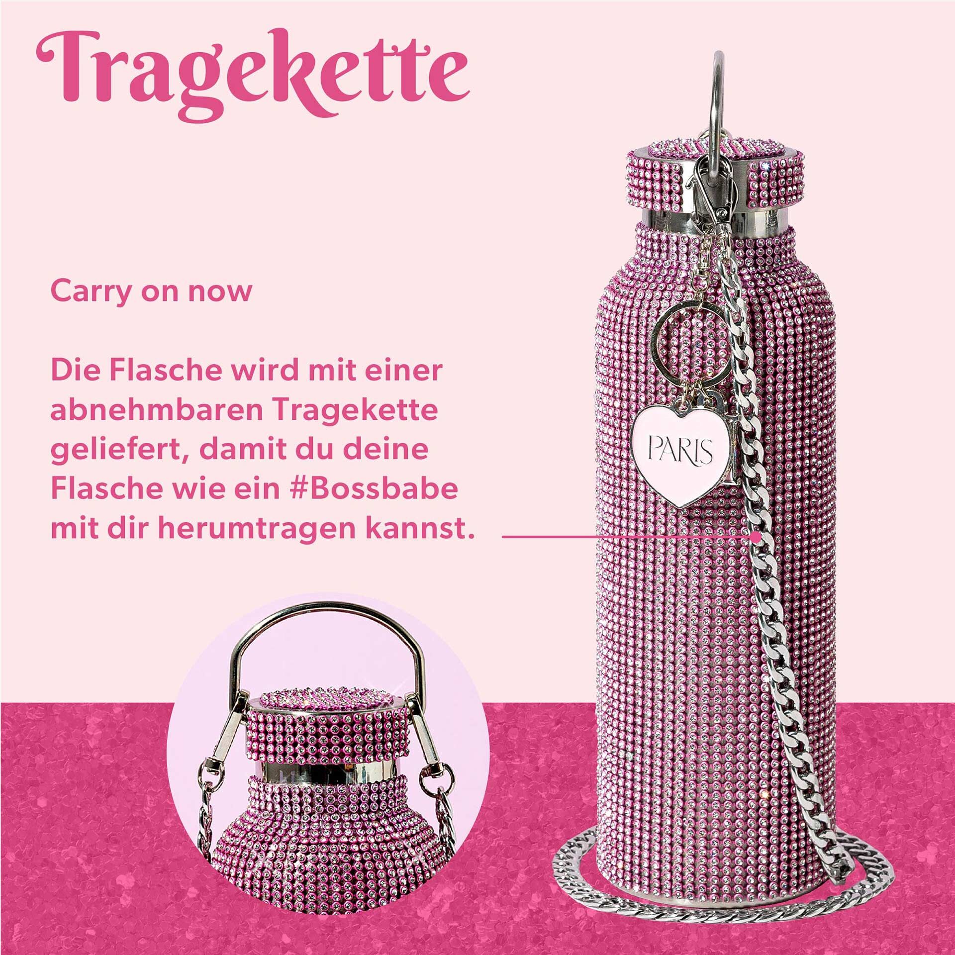 Trinkflasche Pink, 750ml