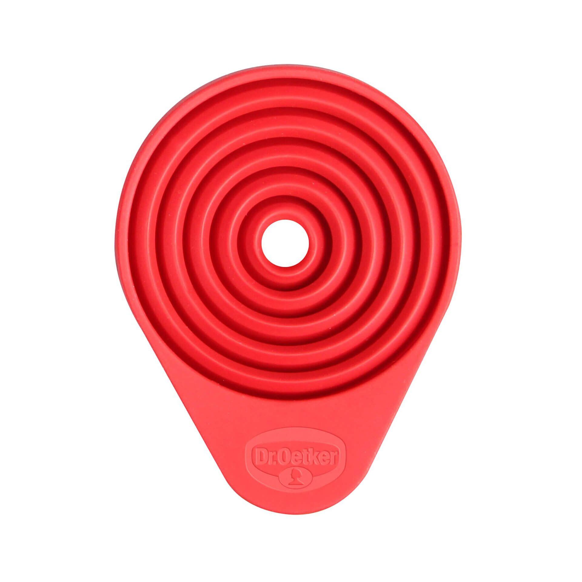 Trichter Flexxibel Love, präzise Öffnung, Silikon