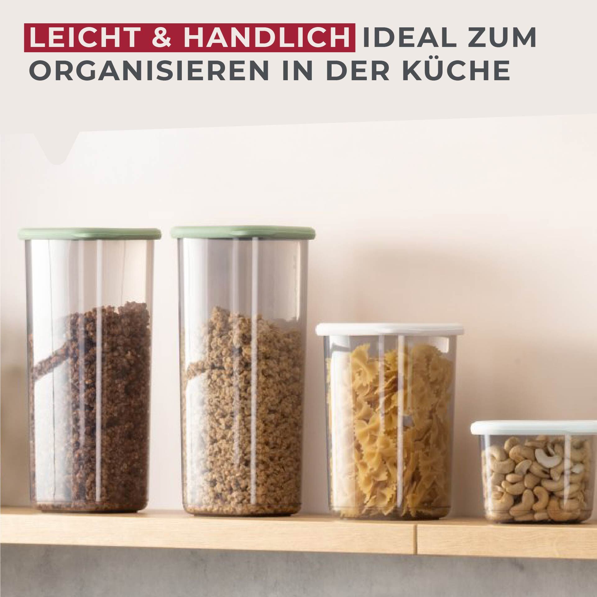 Vorratsdose Be The Move, eckig, 1,75L