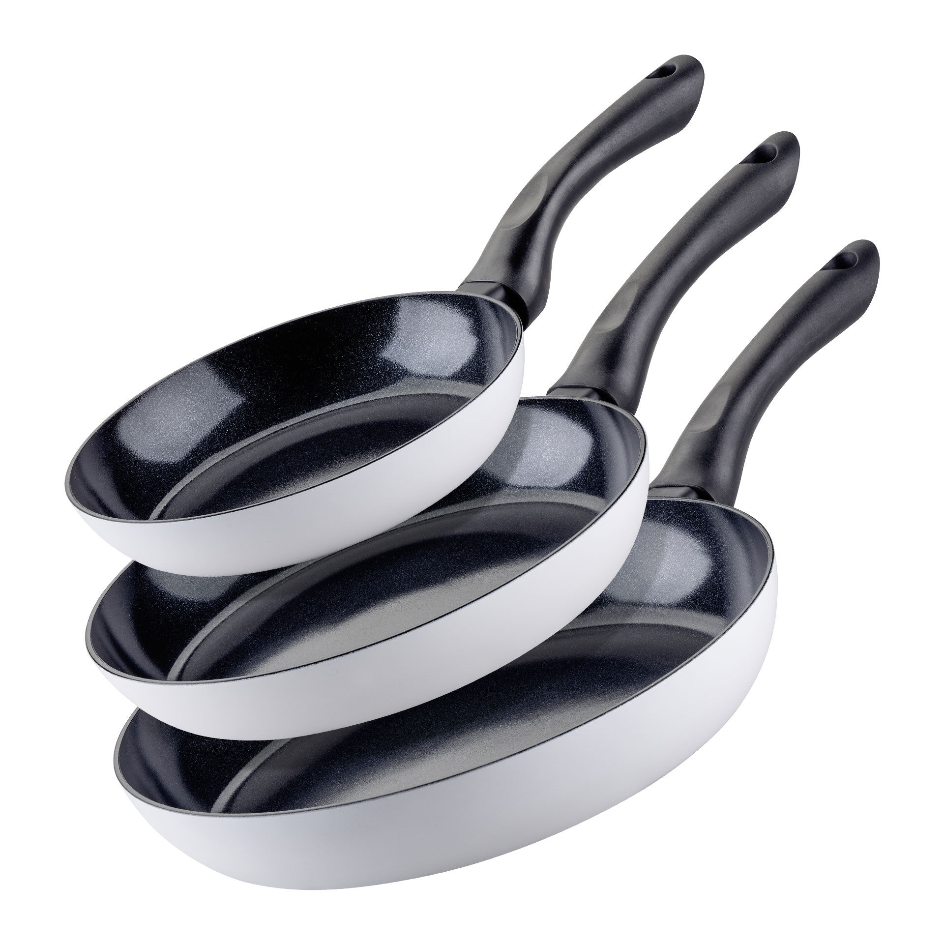 Bratpfannen-Set "Arcadalina", Keramik, antihaft, Ø20/24/28cm, 3-tlg.