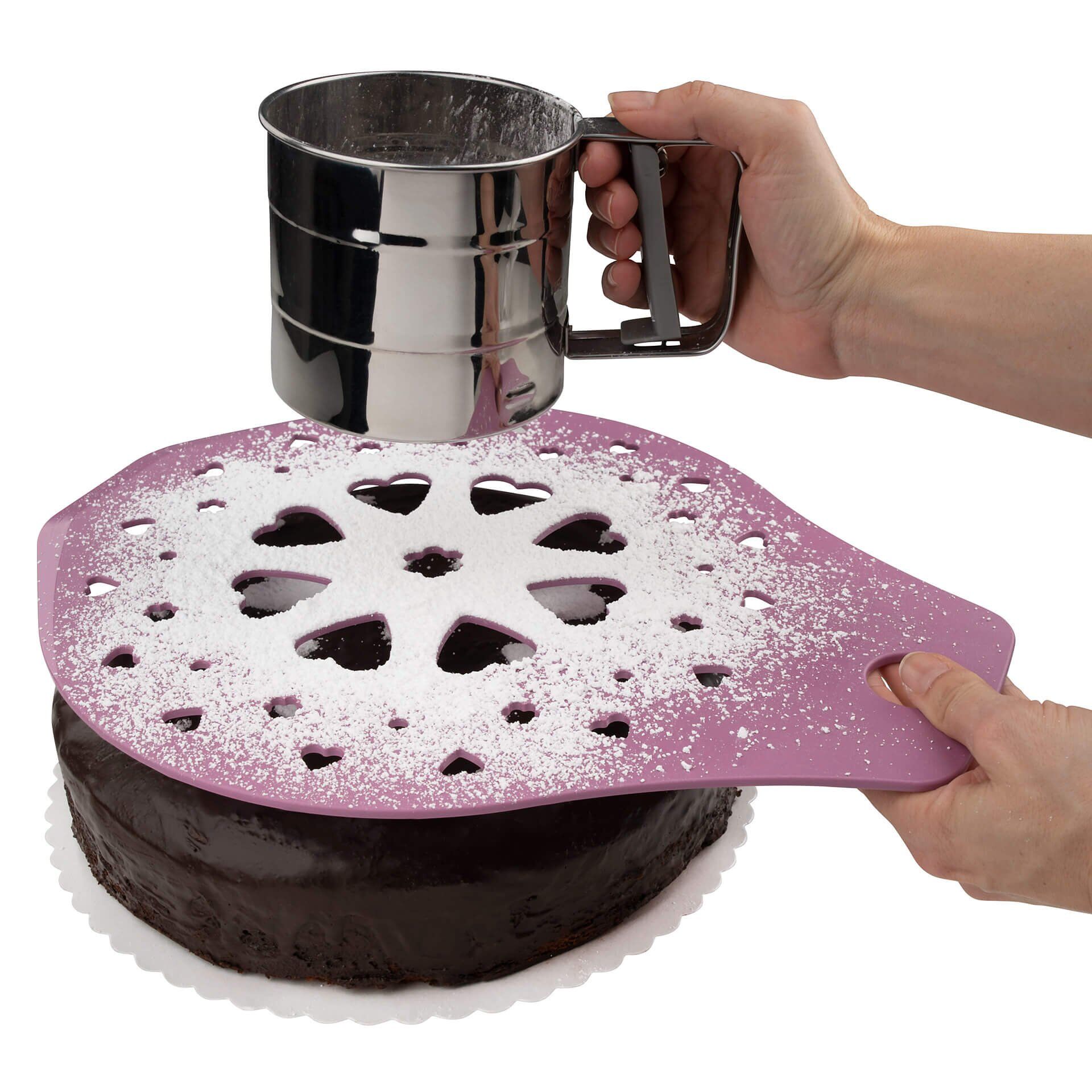 Kuchenheber und Dekorierschablone Easy Decorating, 36x28cm