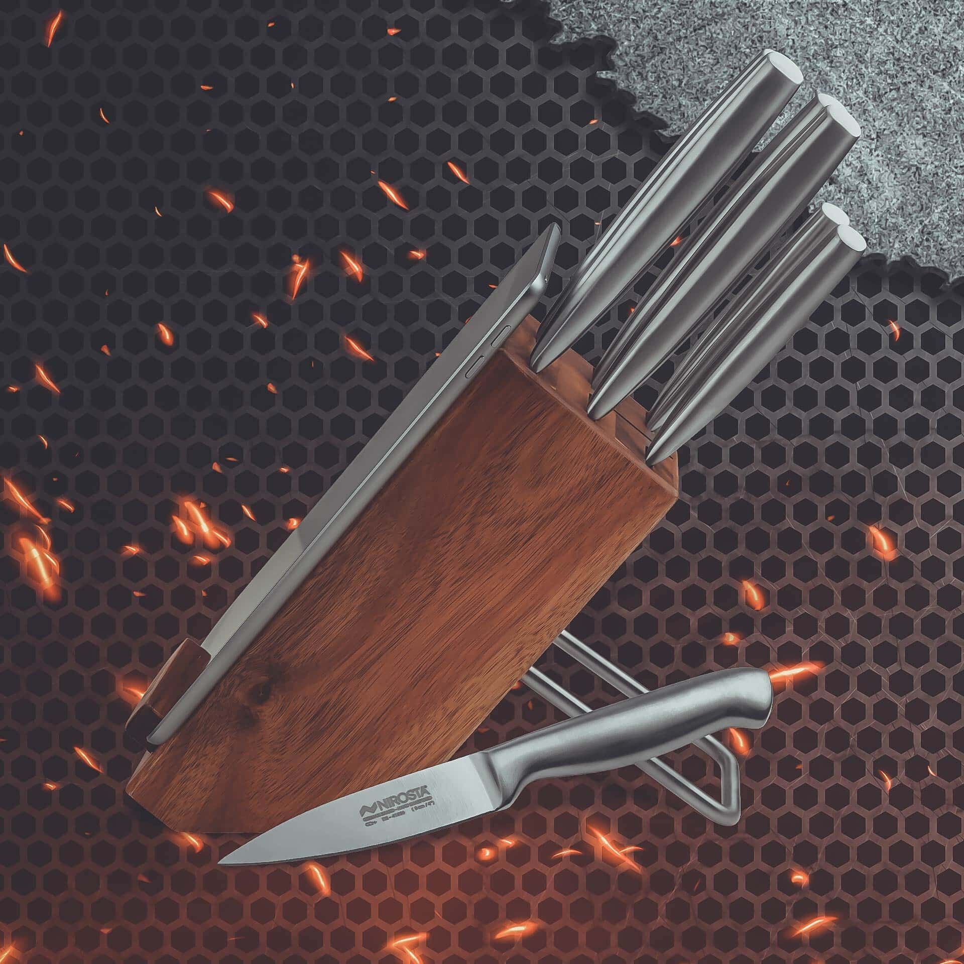 Messerblock-Set Star, 7-teilig