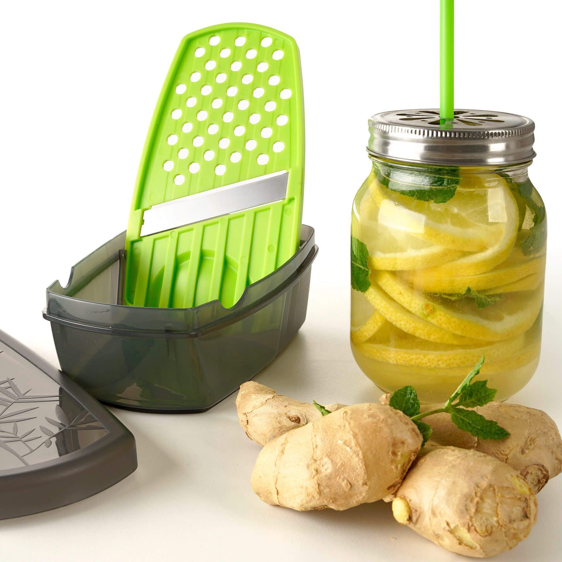 Ingwerwerkzeug mit Aufbewahrungsbox