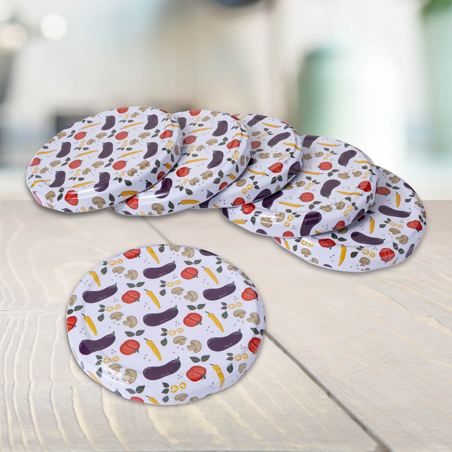 Twist-off Deckel-Set Liebvoll hausgemacht, Gemüse, 6 Stk.