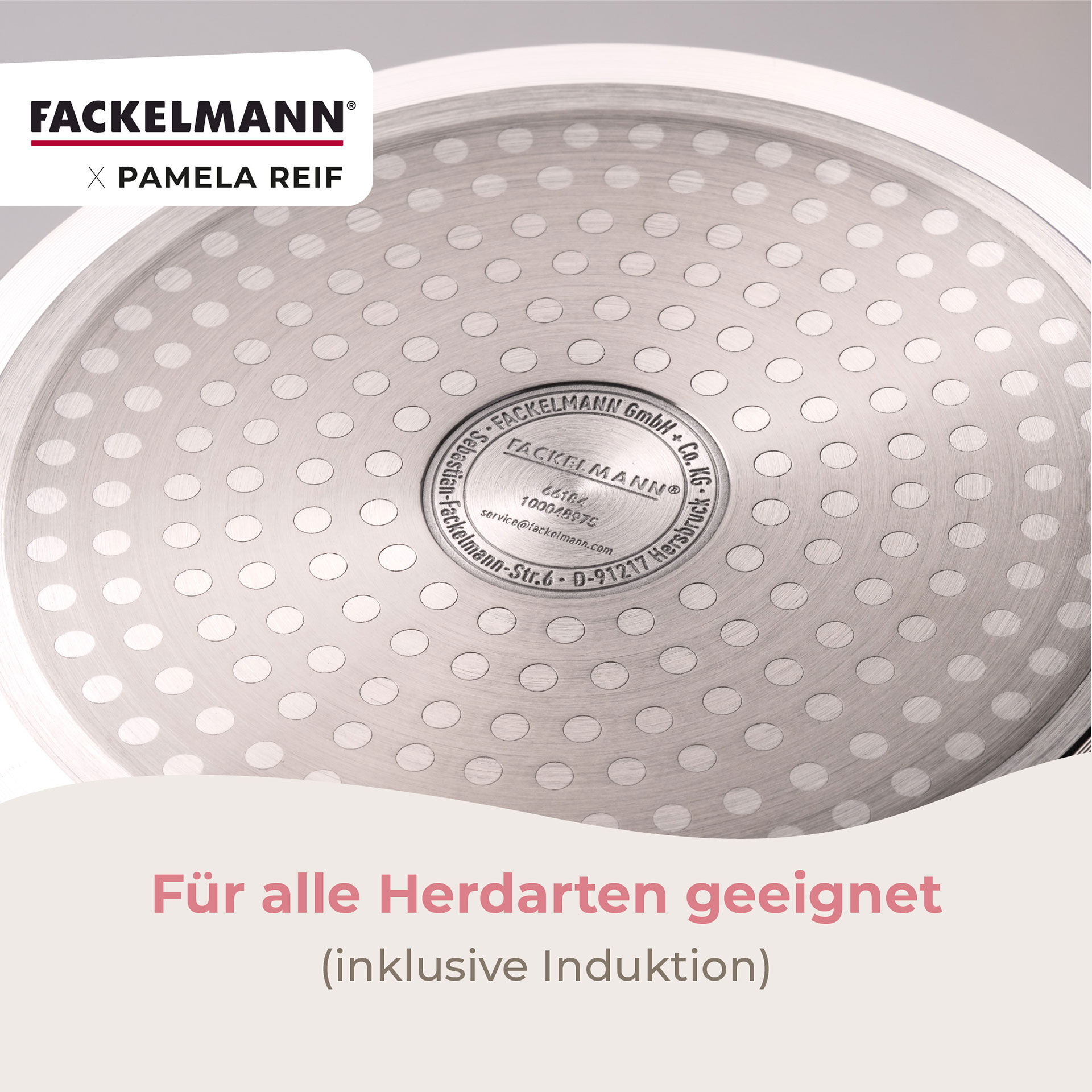 Pamela Reif Kochtopf mit Deckel Shell, Ø20cm