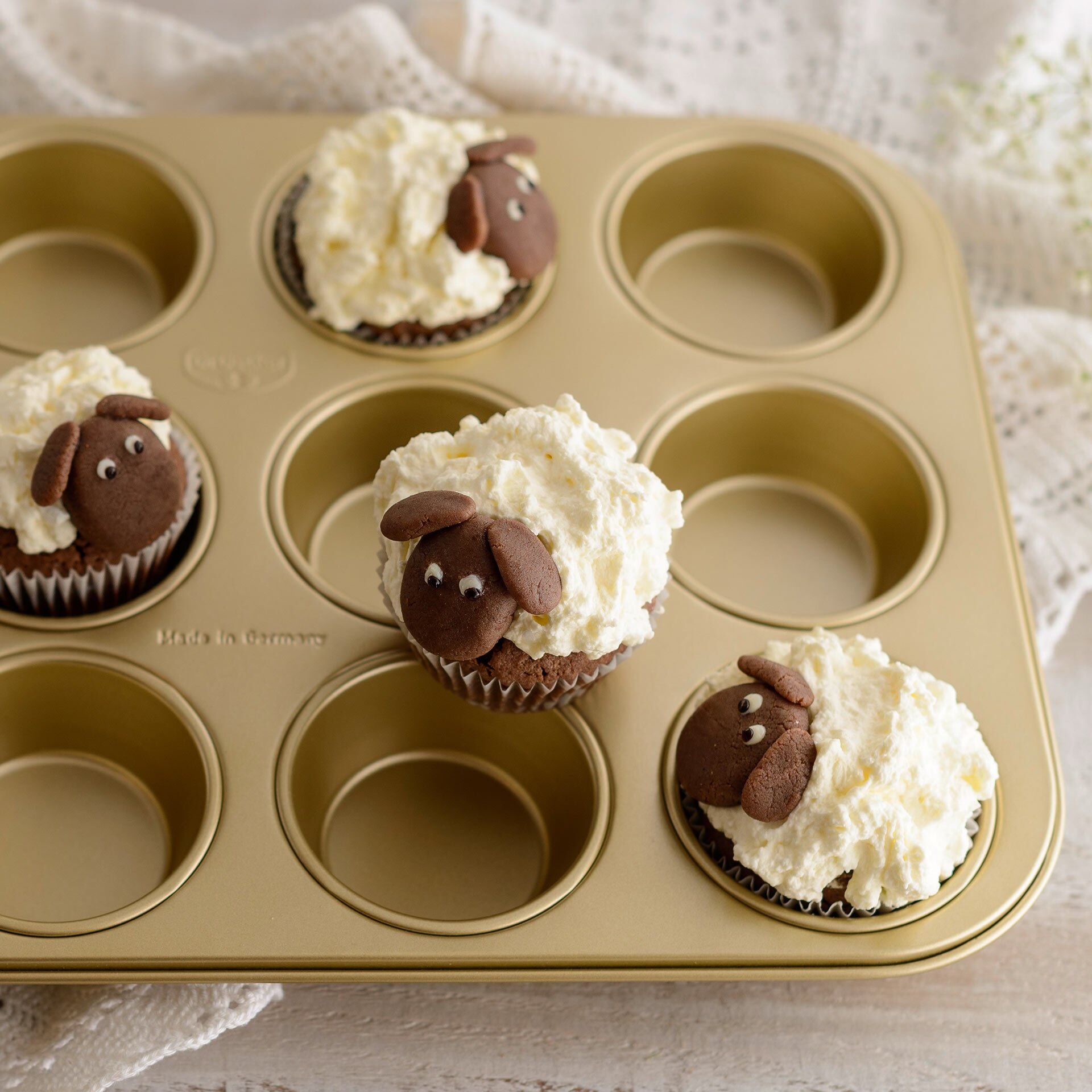 Muffinform Goldiges Ostern, 12er