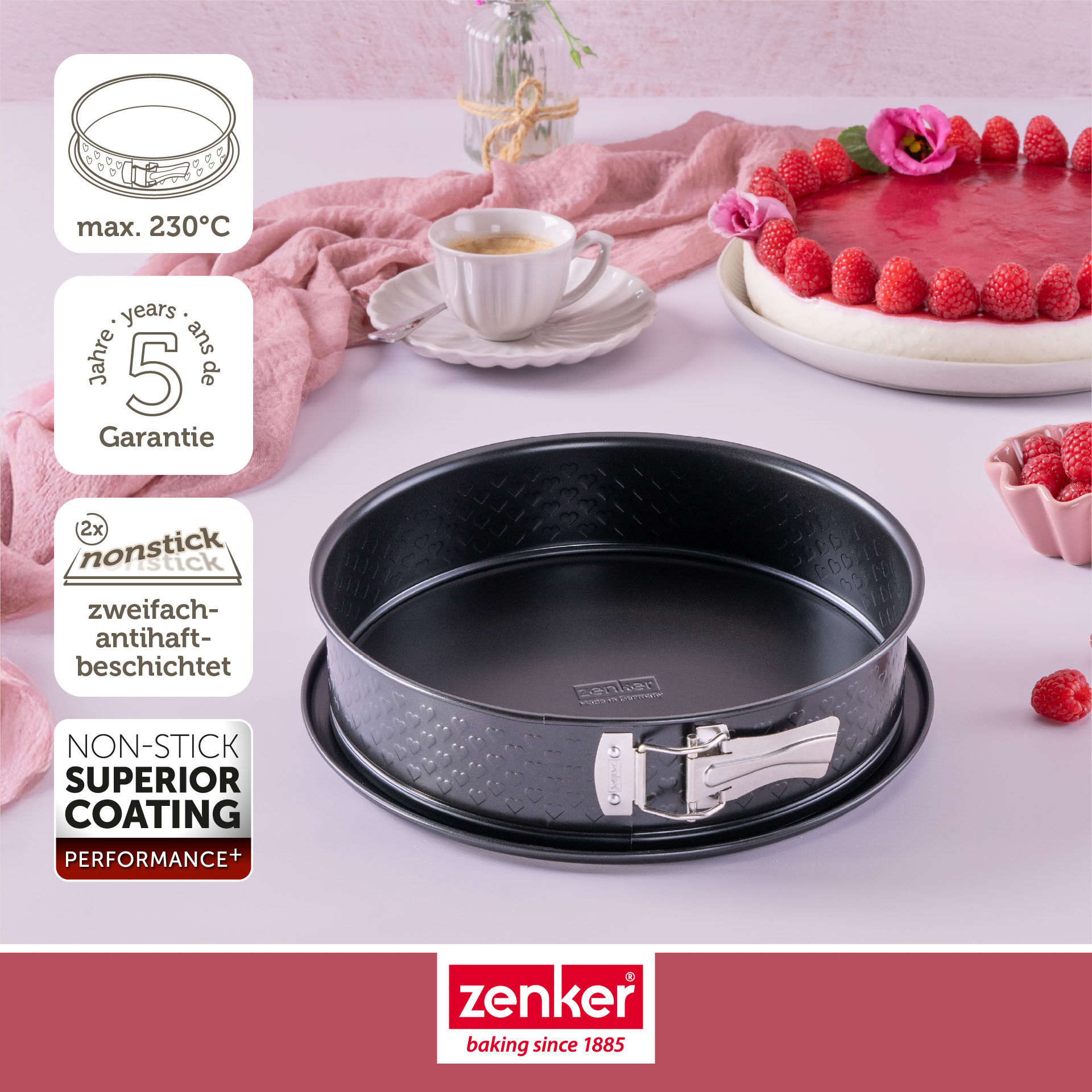 Springform mit Flachboden Beloved+, Ø26cm