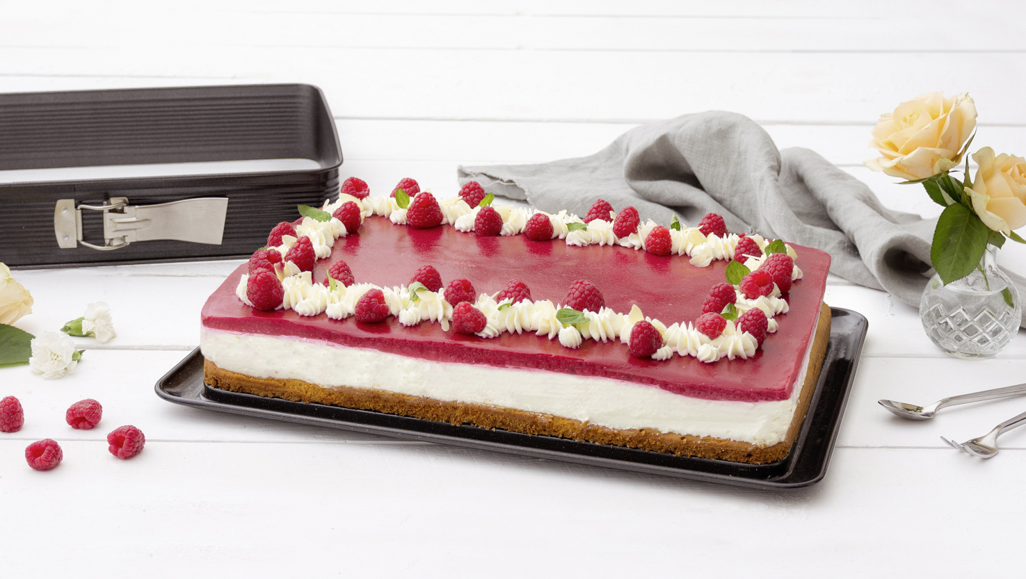 Himbeer-Joghurt-Torte