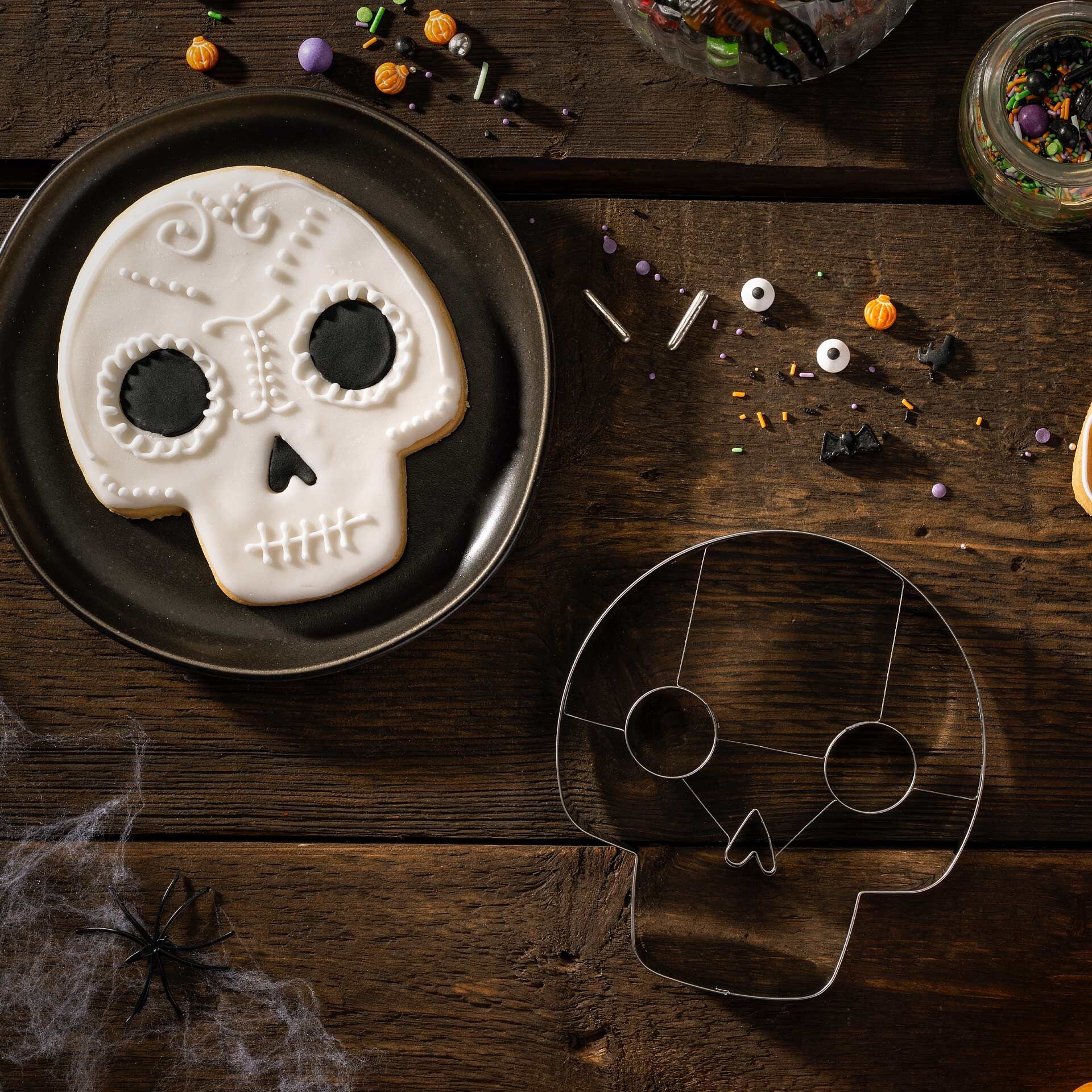 Happy Halloween Baking XXL Ausstecher Totenkopf