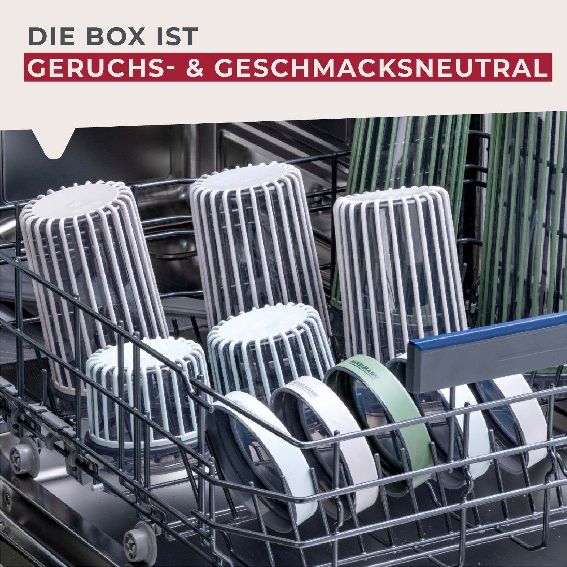 Vorratsdose Be The Move, gerillt, 1,7L, hellgrün