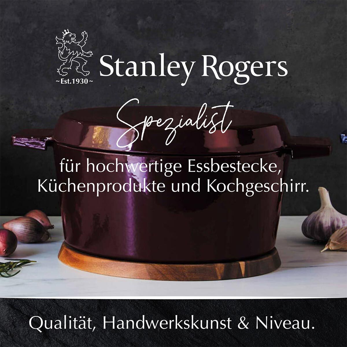 Set Cocotte mit Grilldeckel + Untersetzer, Gusseisen, 24cm, bordeaux Set Cocotte mit Grilldeckel + Untersetzer, Gusseisen, 24cm, bordeaux