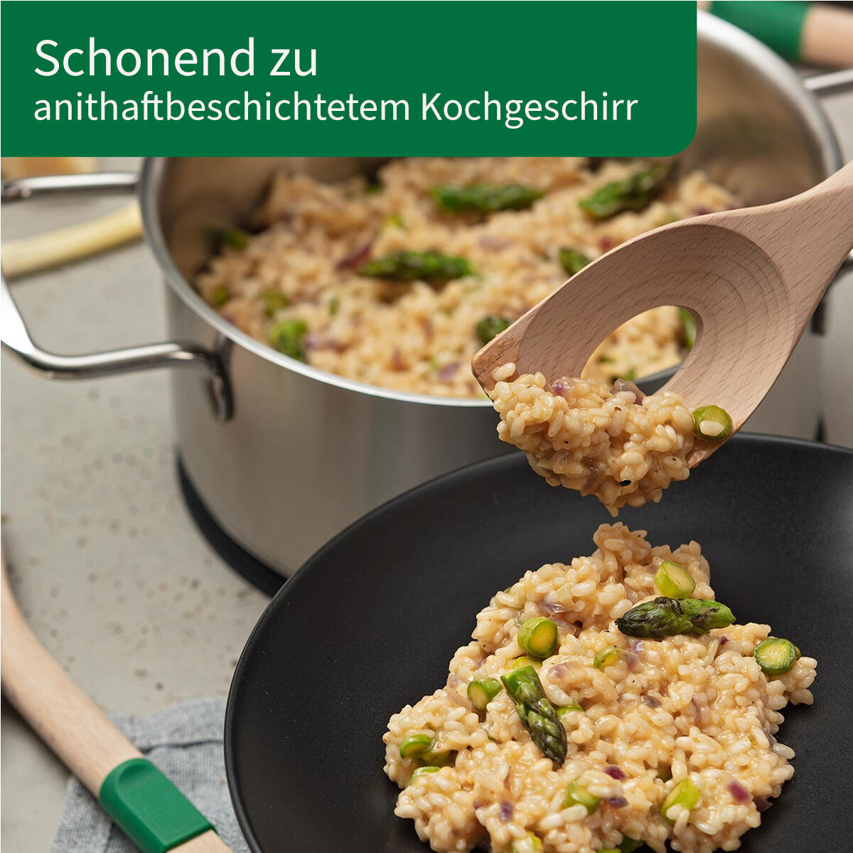 Kochlöffel Wien, 31cm, Buche
