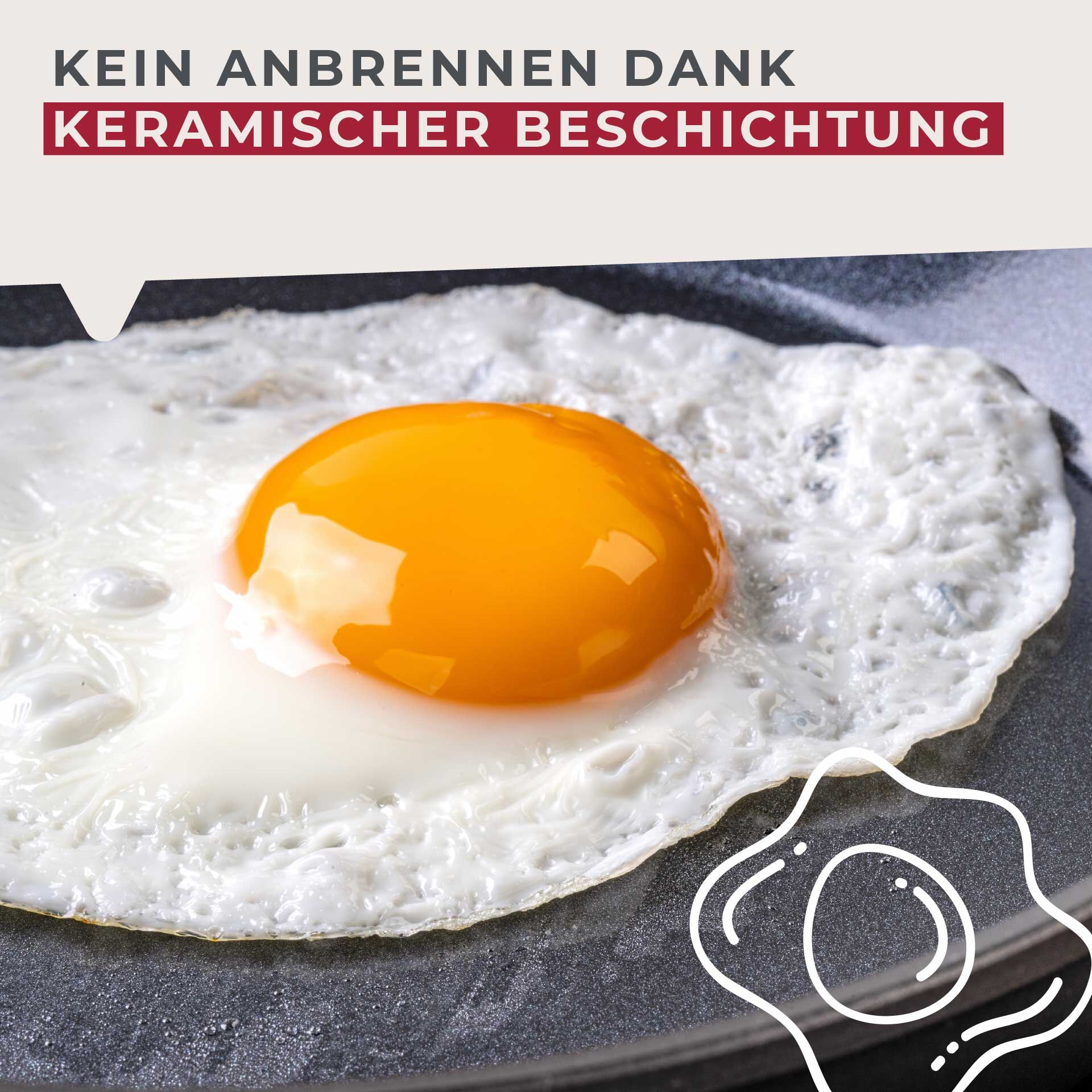 Bratpfanne Soft Collection, Keramik, antihaft, Ø20cm