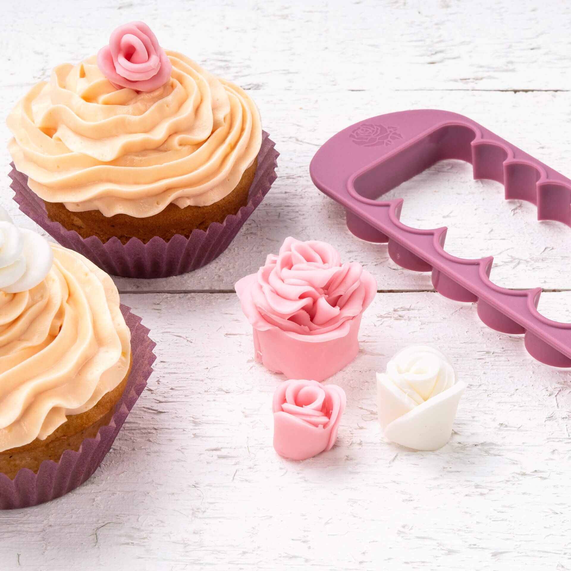 Fondant Ausstecher Rosen Easy Decorating