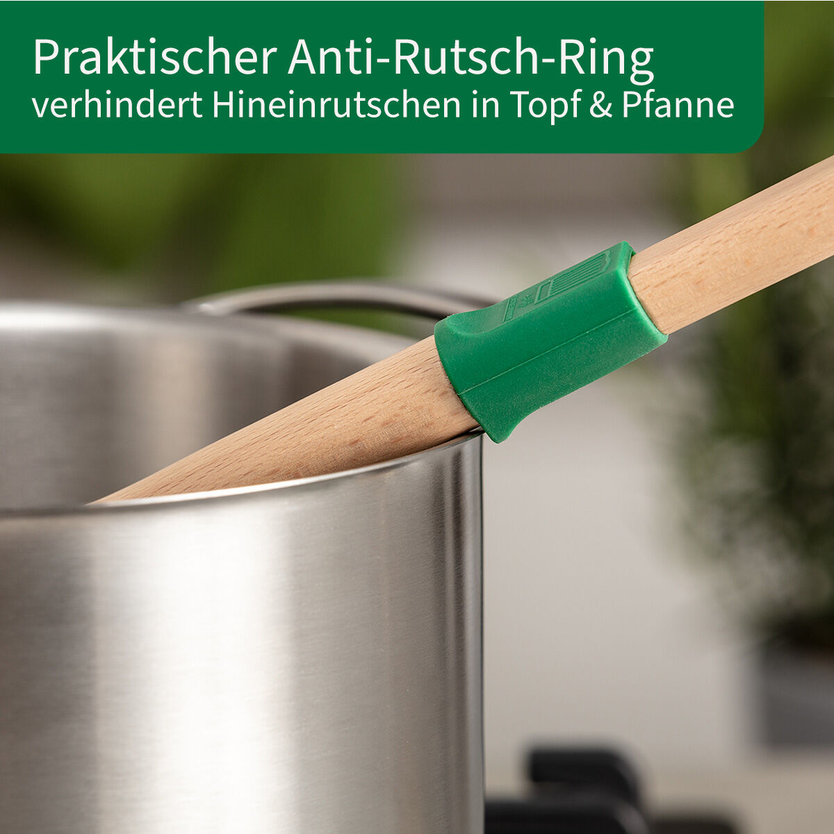 Pfannenwender mit Schlitzen Wien, 31cm, Buche