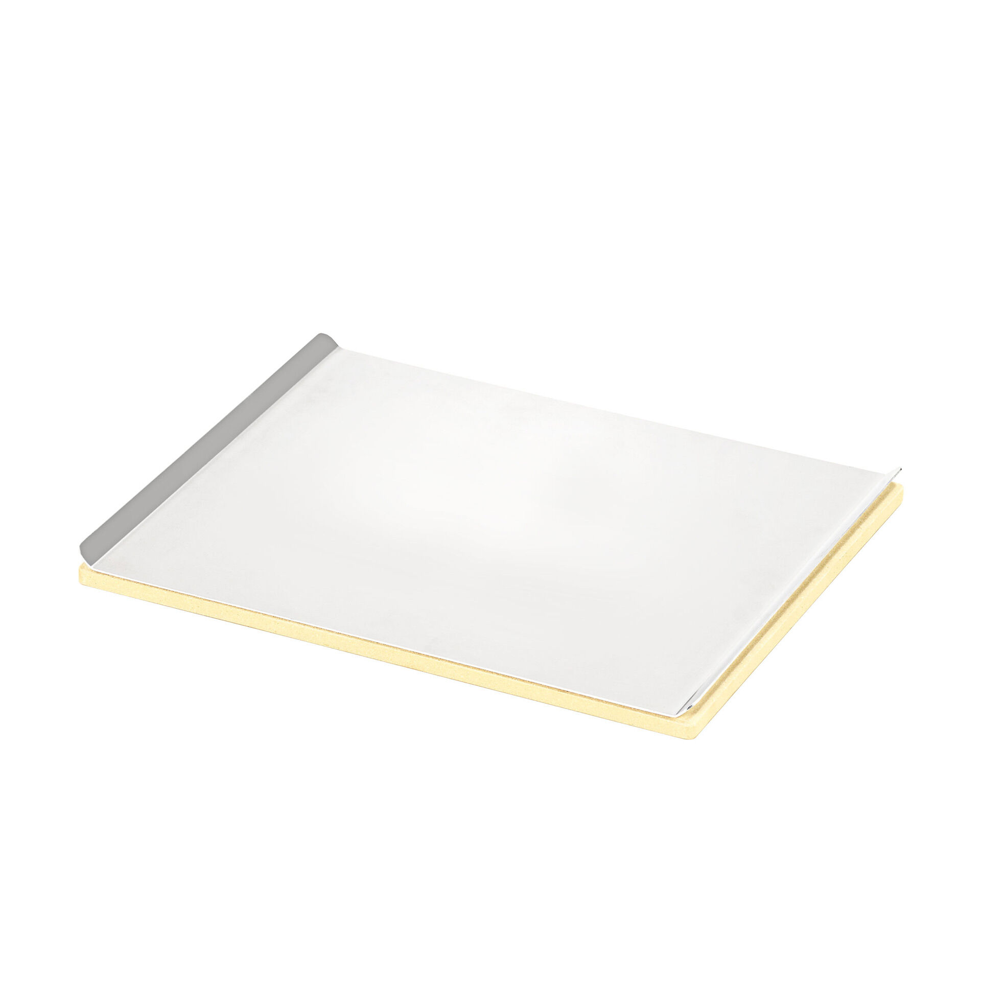 Pizzastein rechteckig mit Topper, 38x30cm
