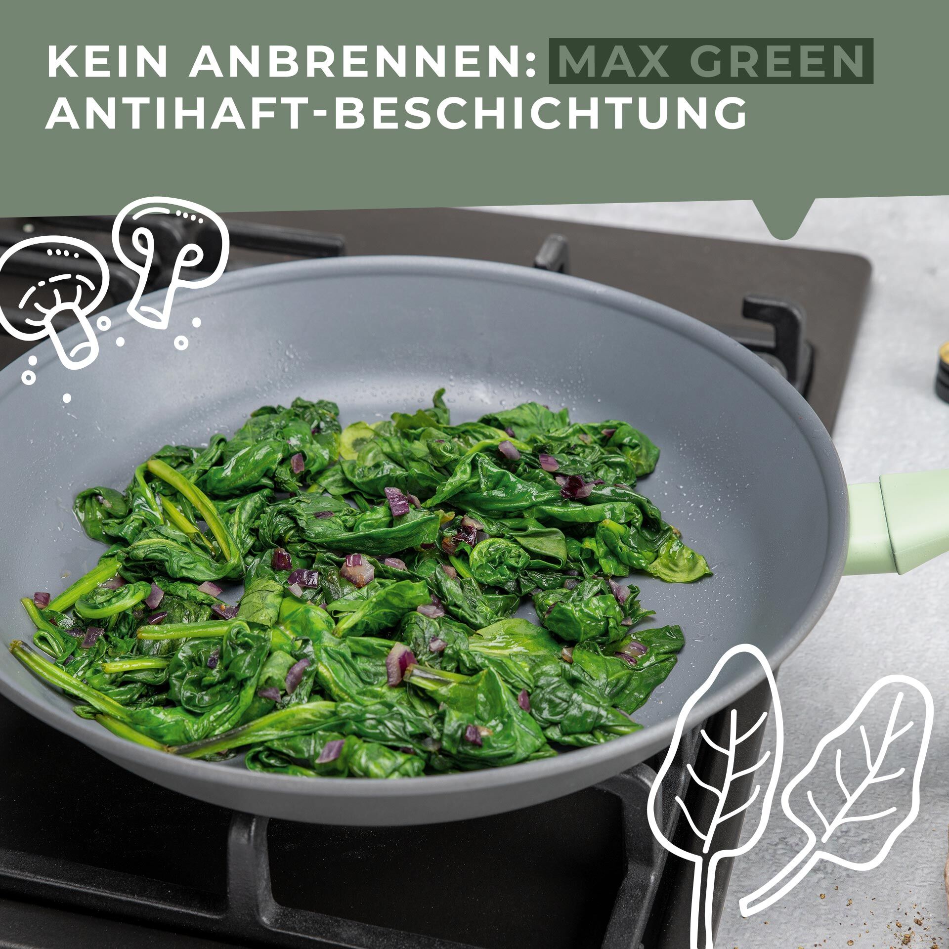 Pfannen-Set "Ecolution", 3-teilig