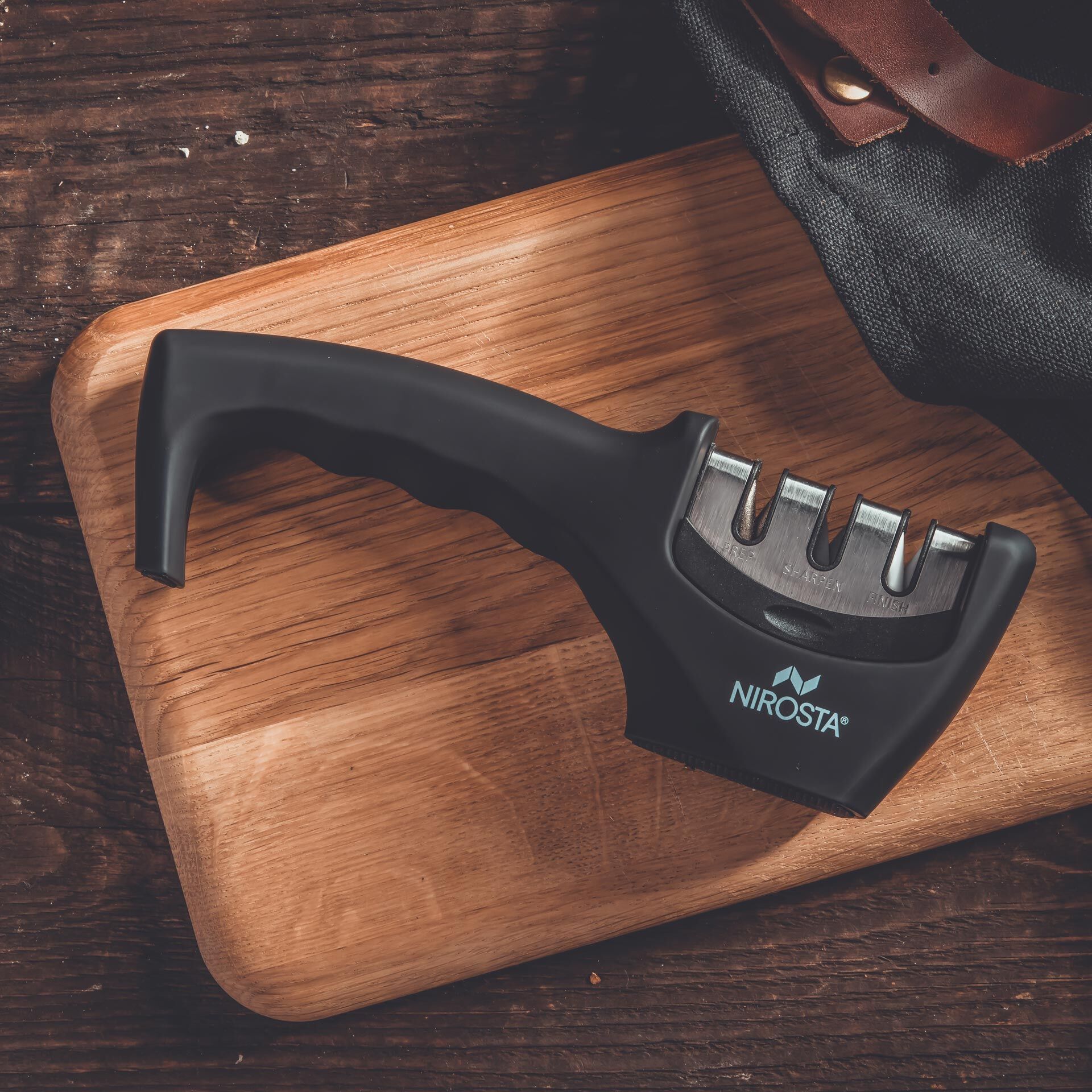 Messerblock-Set inkl. Messerschärfer Wave, 8-teilig