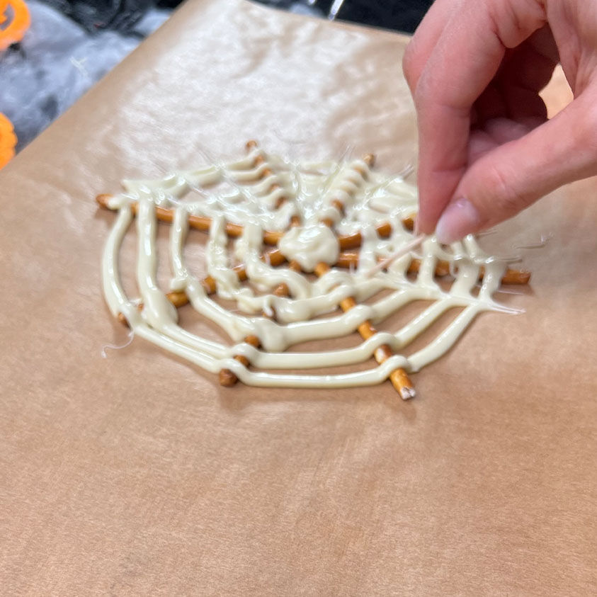 Salzstangen Spinnenweben