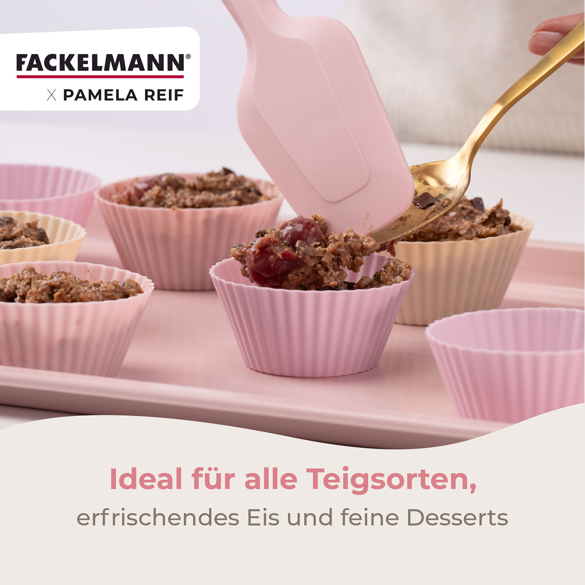 Pamela Reif Muffinförmchen, Silikon 12-teilig