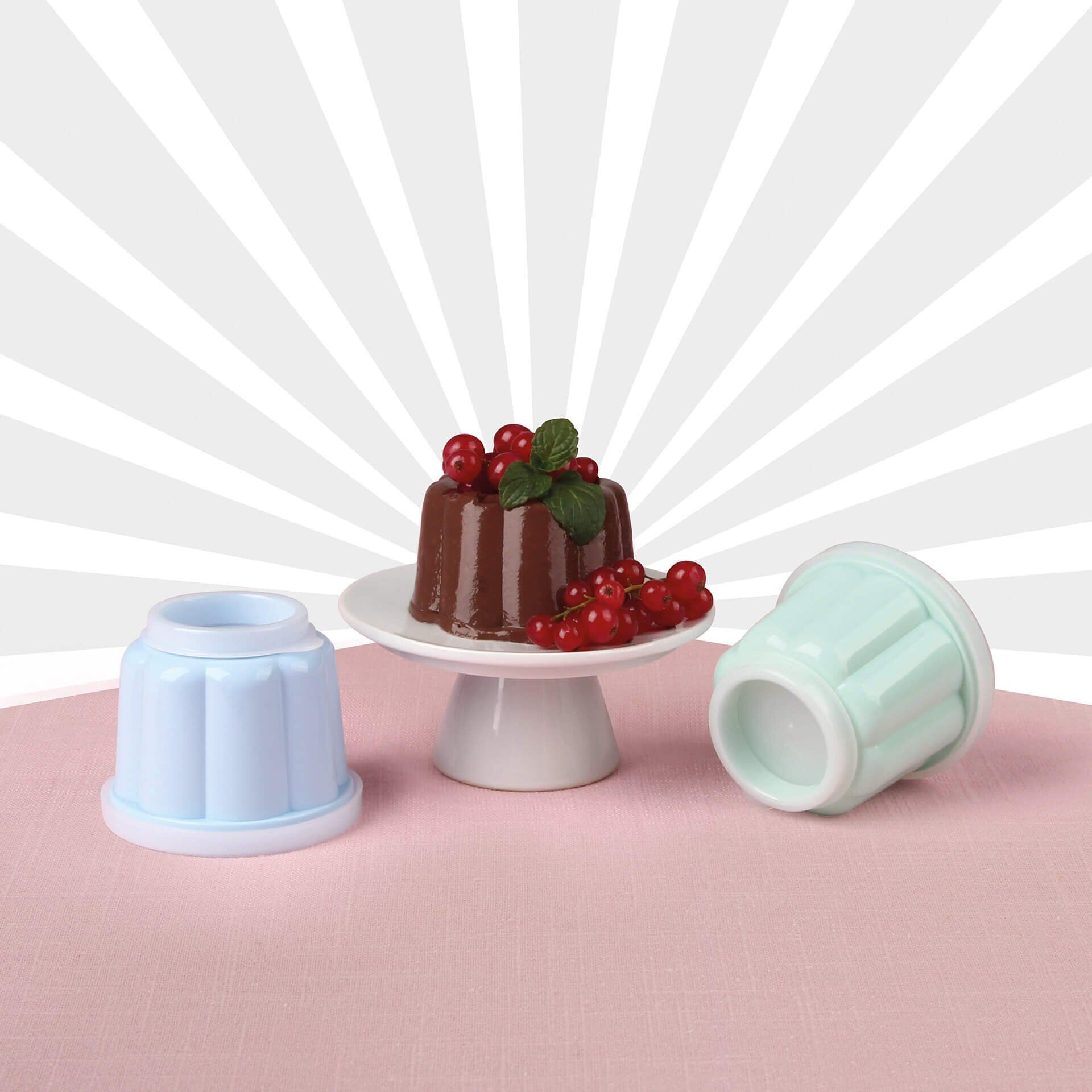 Puddingförmchen + Deckel Modern Baking, 150 ml, 6 Stk