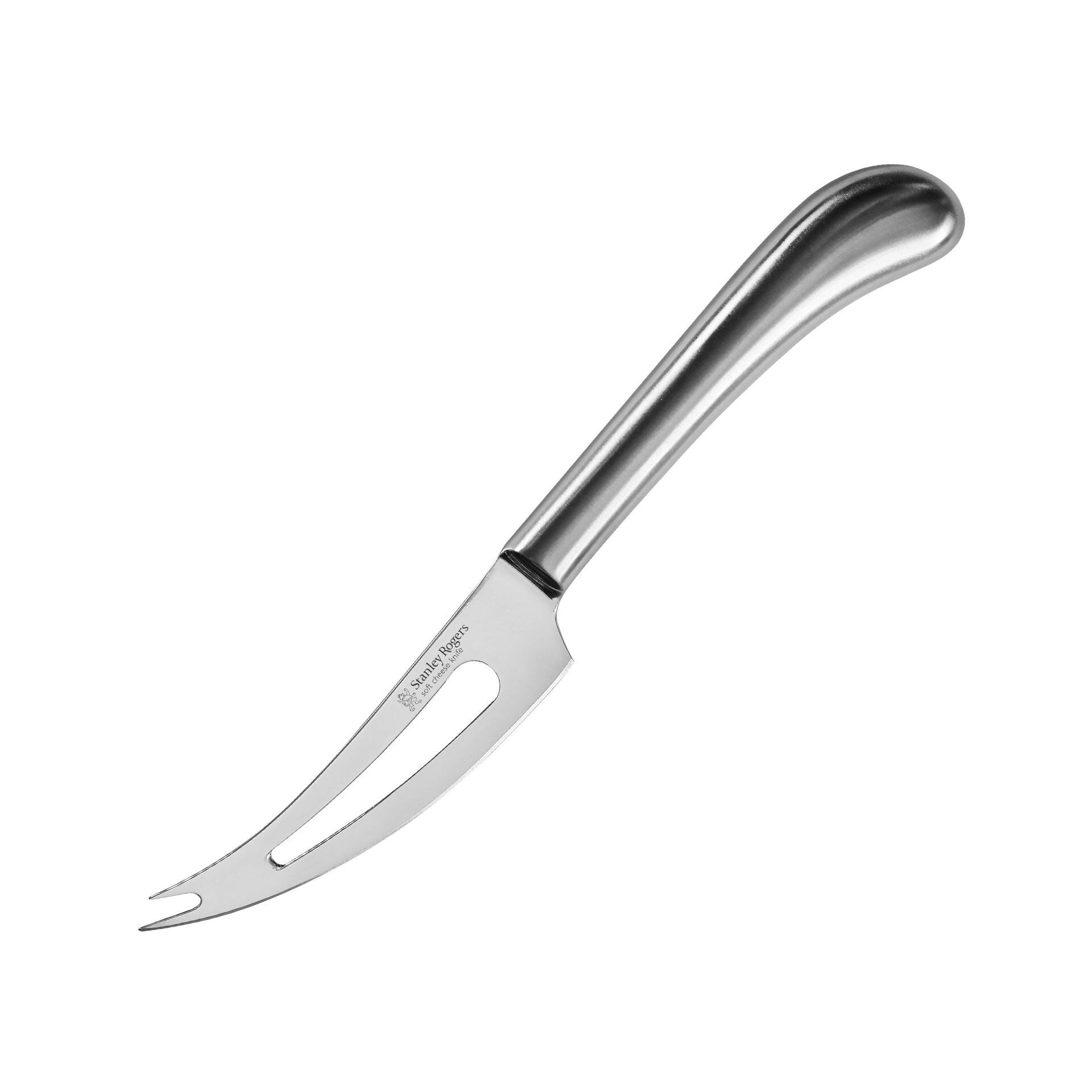 Weichkäsemesser geschlitzt, Edelstahl, 11cm Klinge Weichkäsemesser geschlitzt, Edelstahl, 11cm Klinge