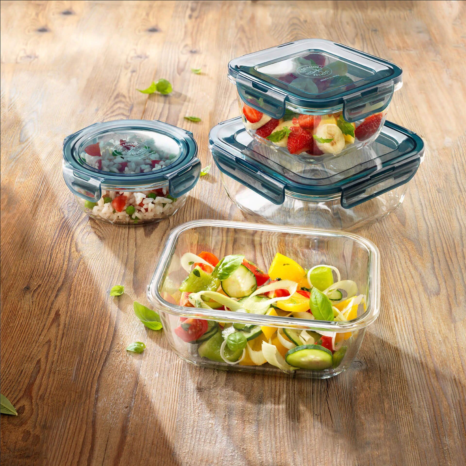 Frischhaltebox flach Evolution, 750 ml, Glas