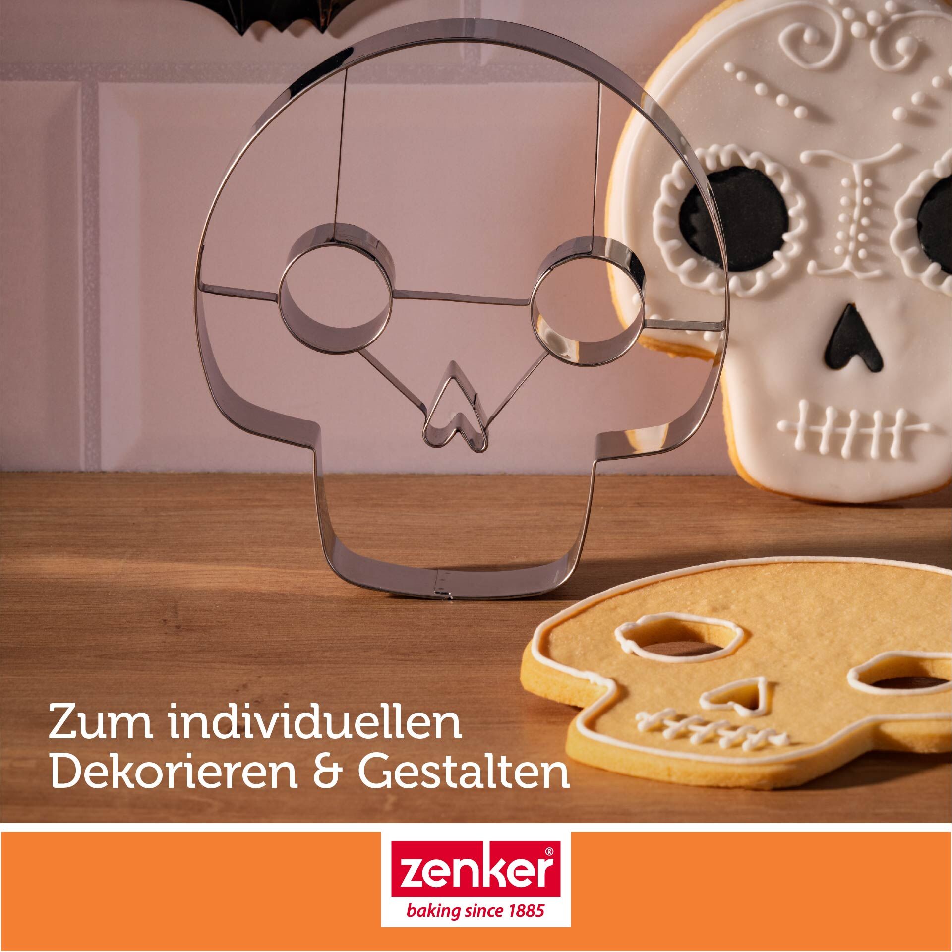 Happy Halloween Baking XXL Ausstecher Totenkopf