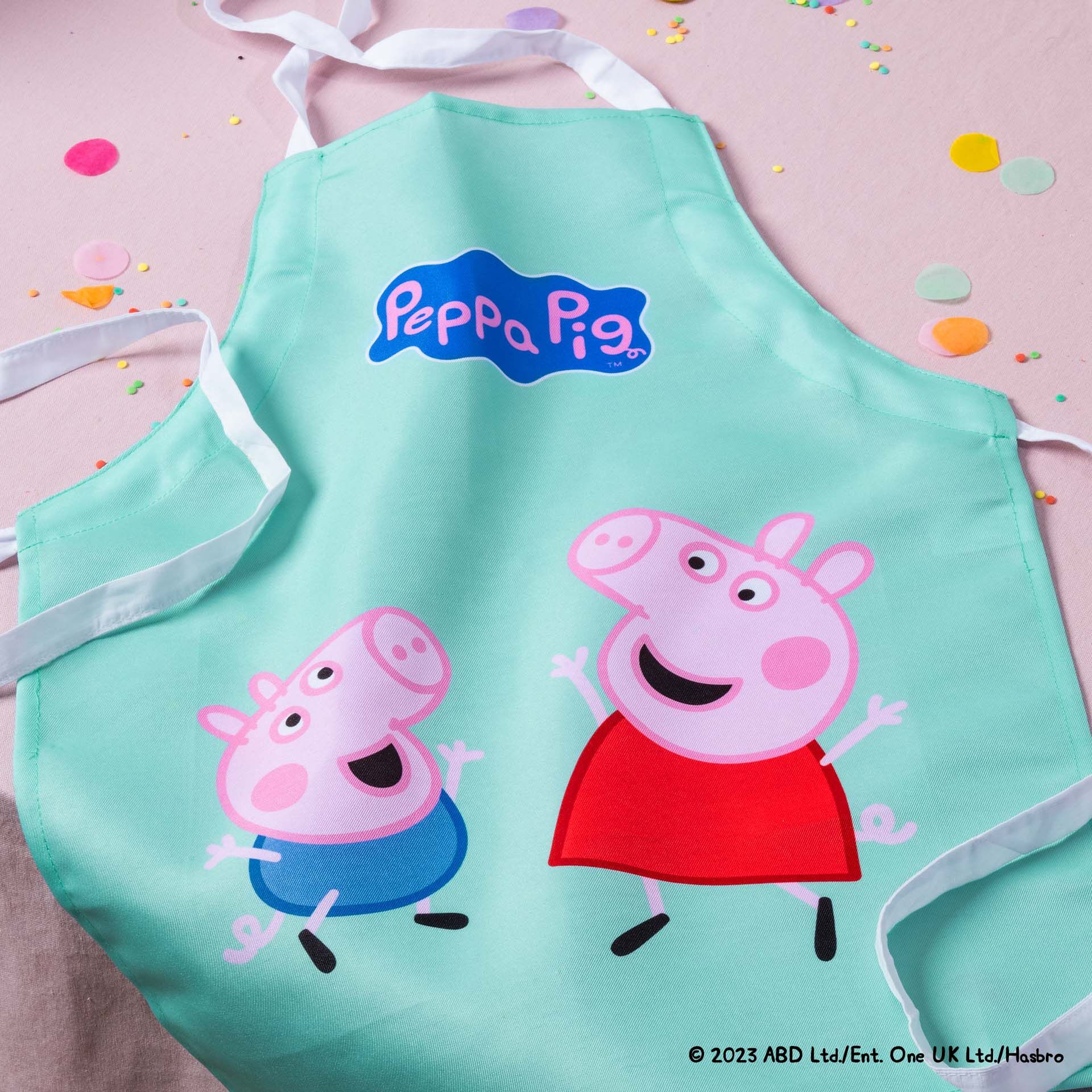 Kochschürze Kinder Peppa & Schorsch