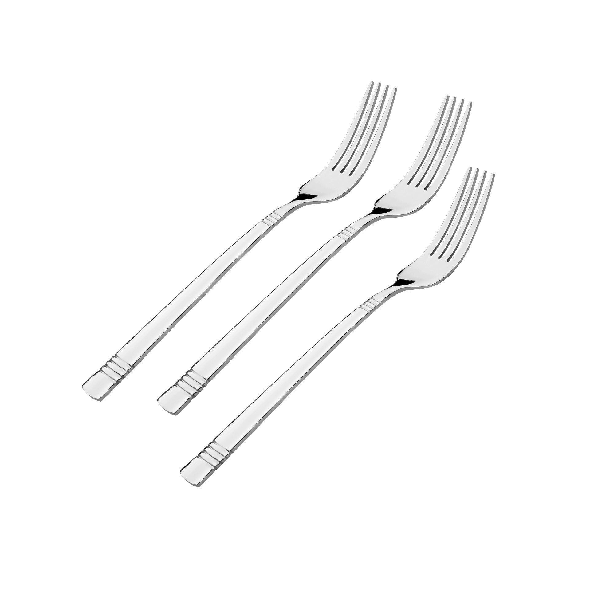 Kuchengabel Victoria, 3 Stück, Edelstahl