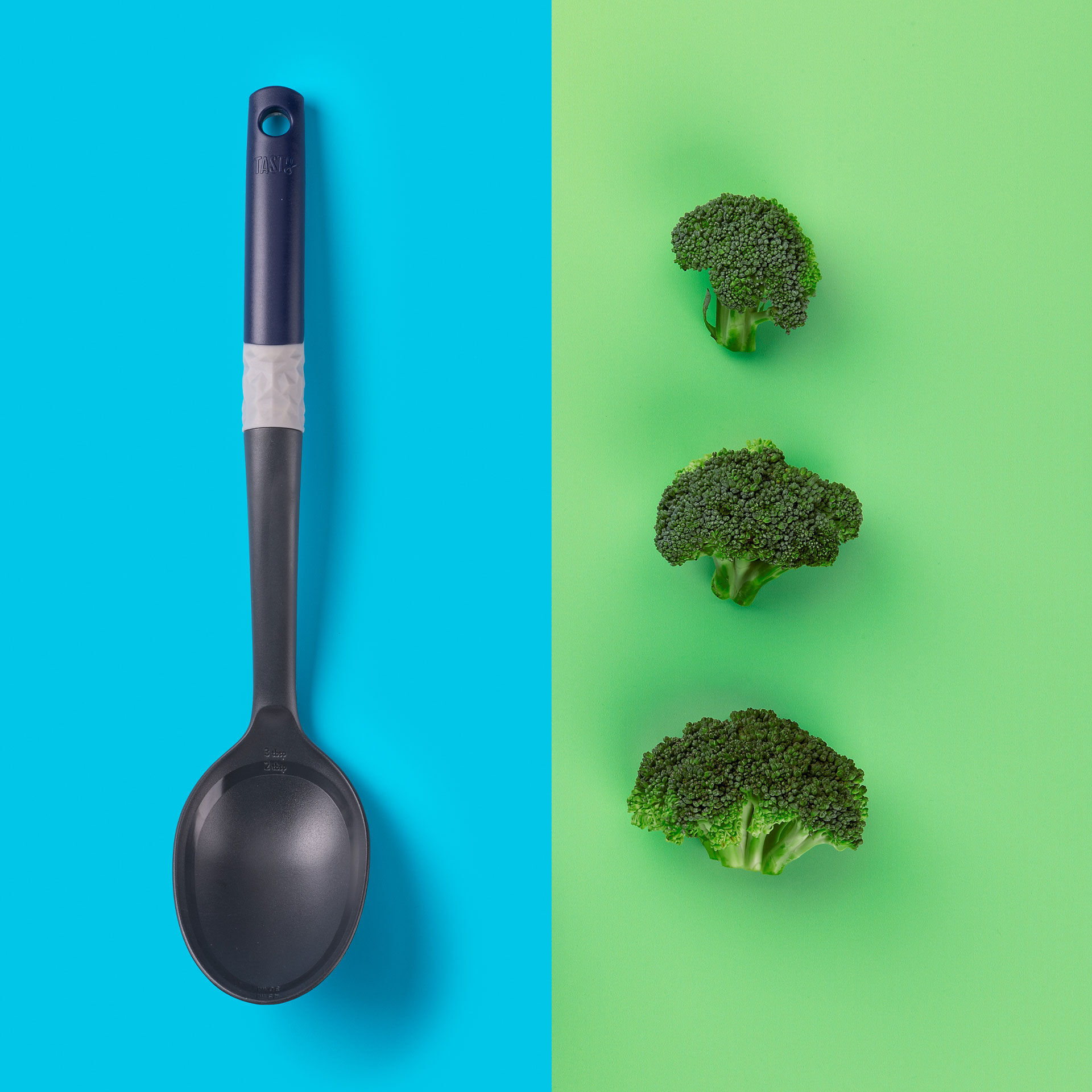 Servierlöffel mit Messskala Ocean Blue