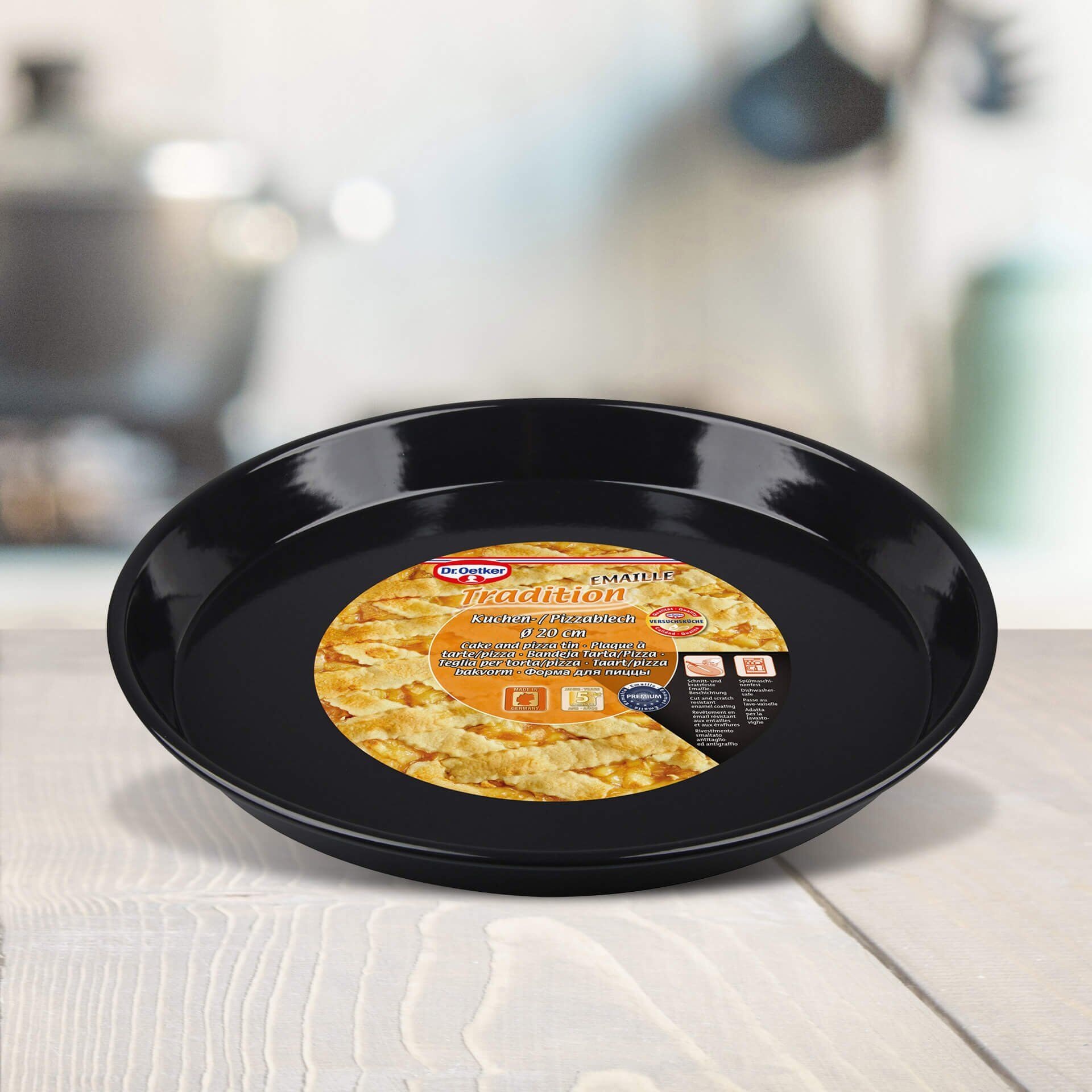 Pizzablech Emaille Tradition, Ø20cm