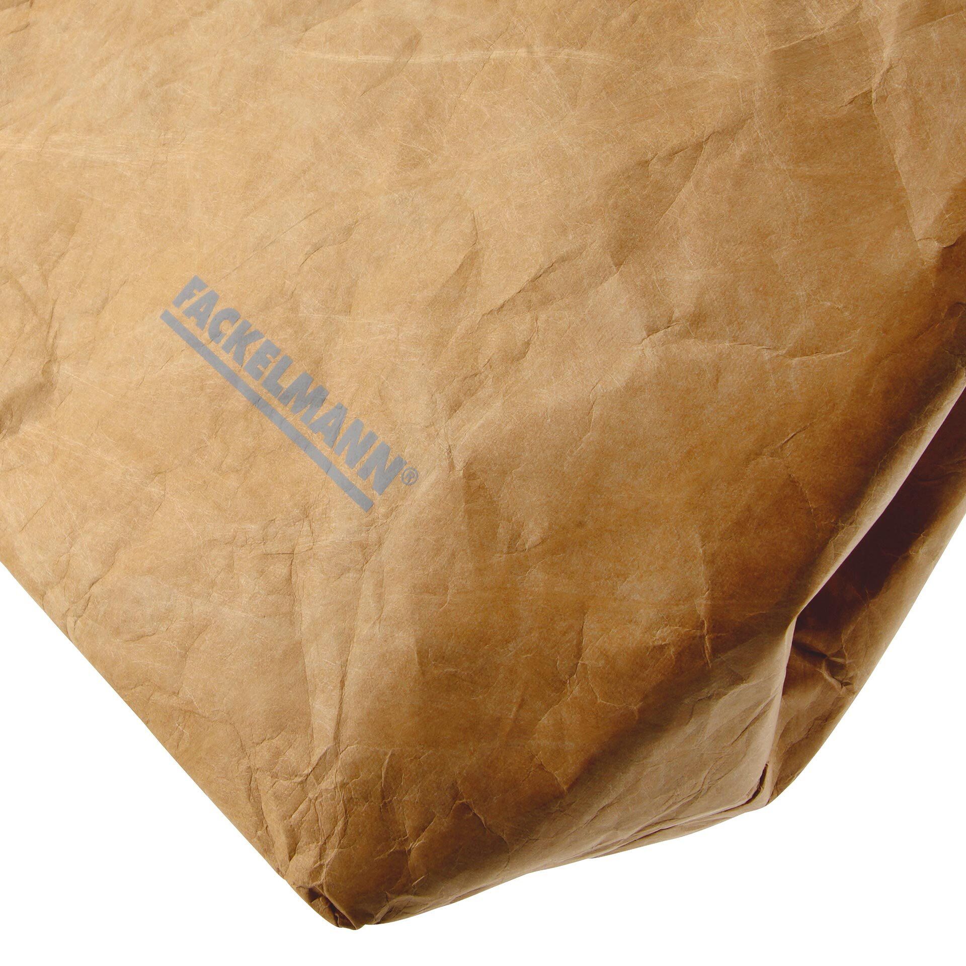 Lunchbag isoliert, Papierlook, groß