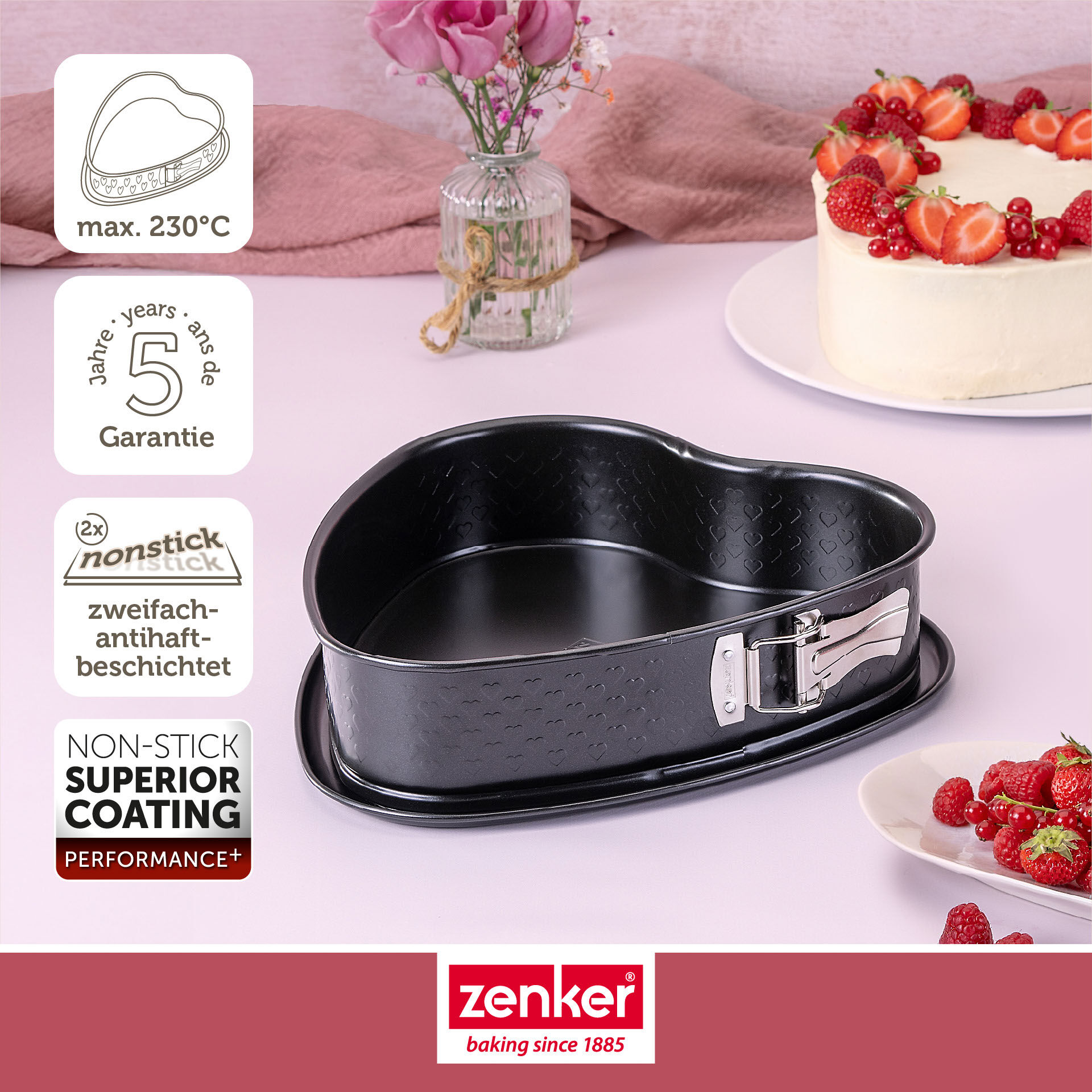 Springform Herz Beloved+, 26cm