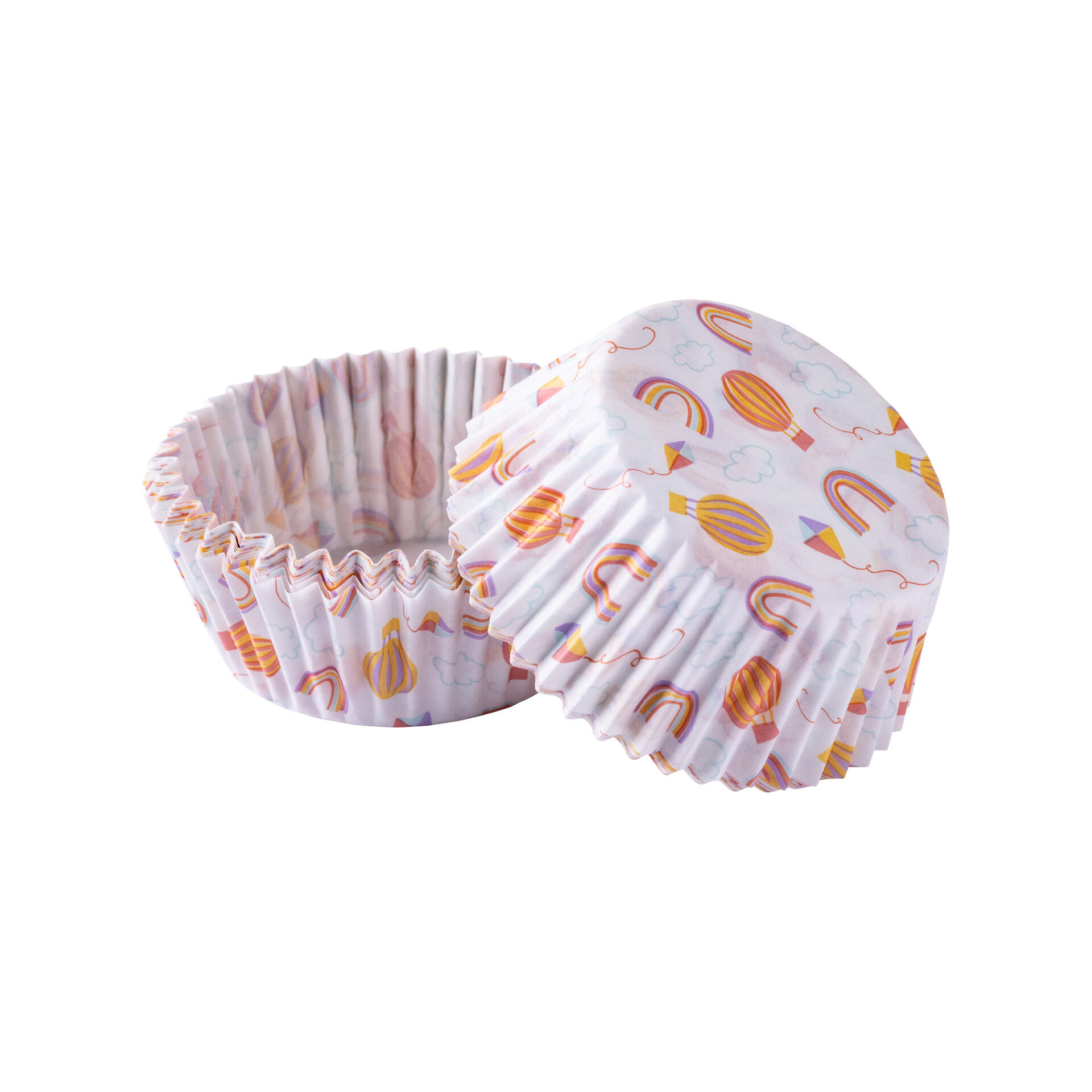 Muffinförmchen Regenbogen, Ø5cm, 50 Stk.