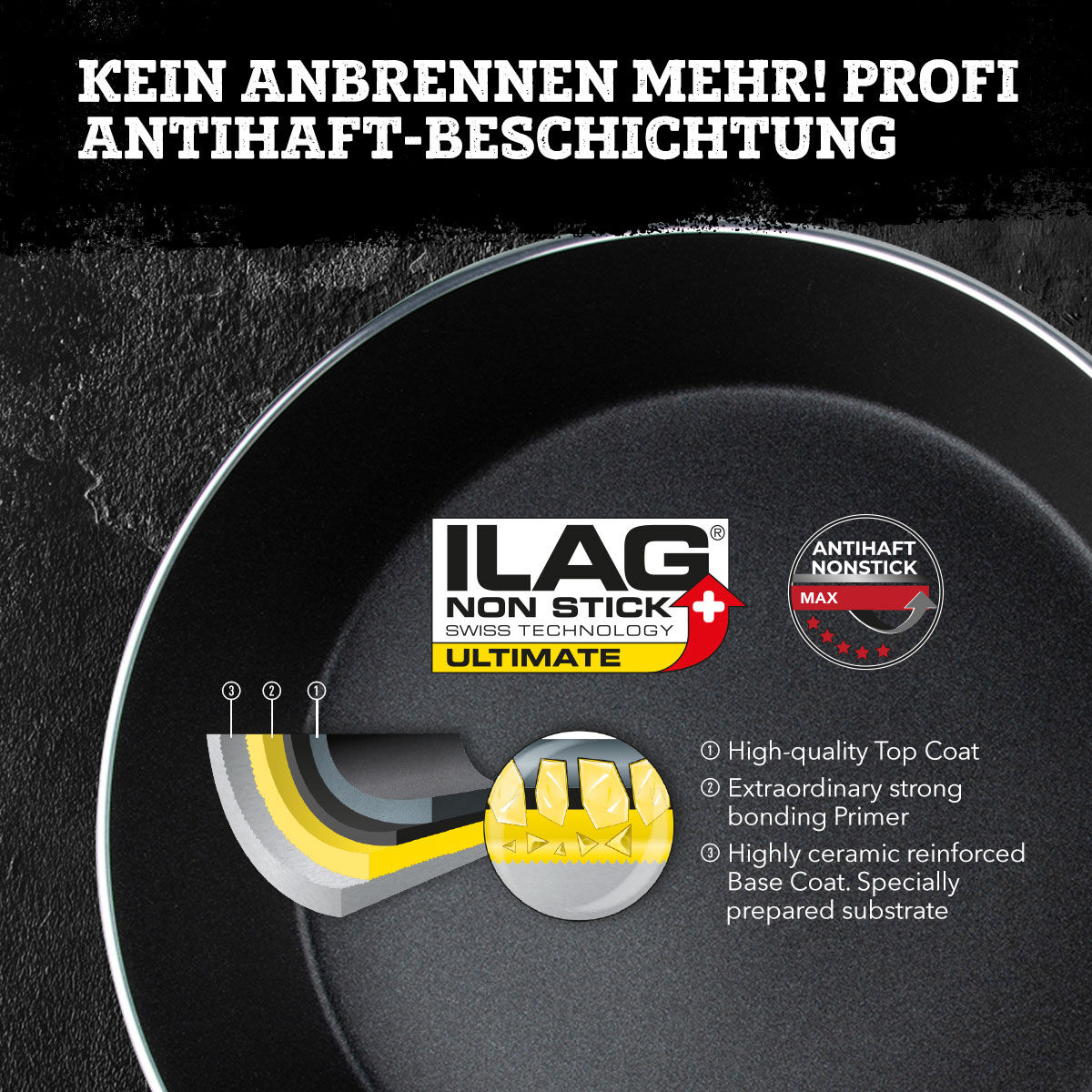 Profi Bratpfanne Resist, Ø28cm